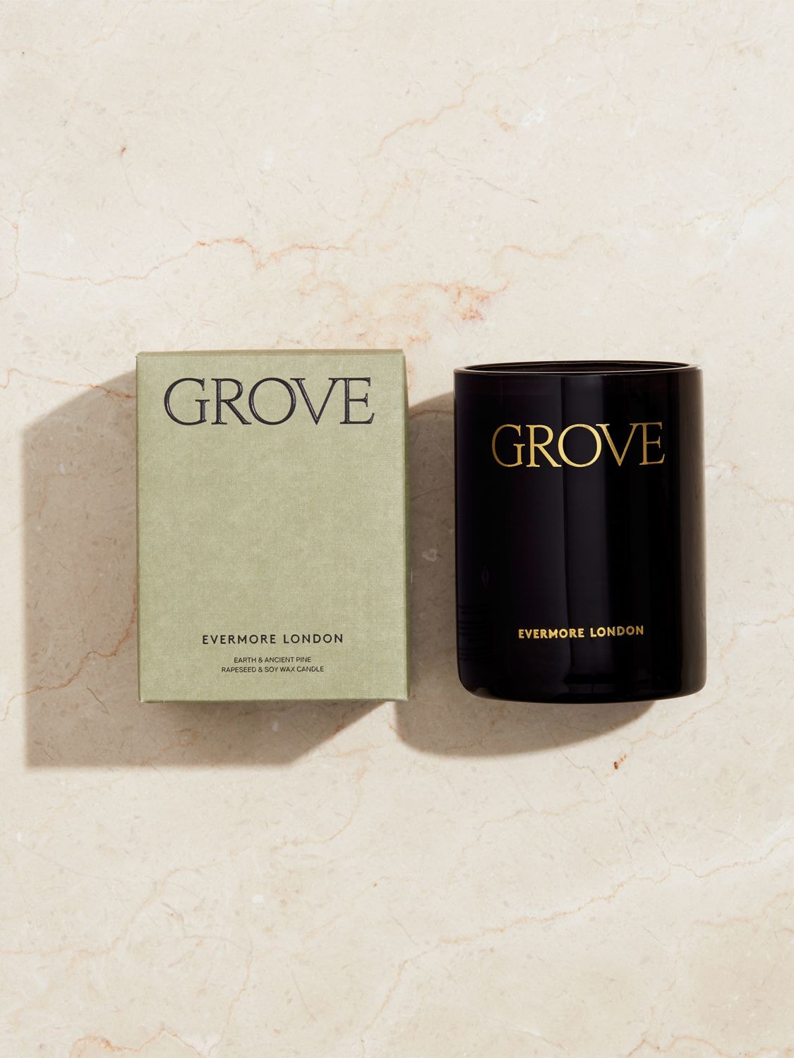 Shop Evermore 300g Grove Scented Candle In Black