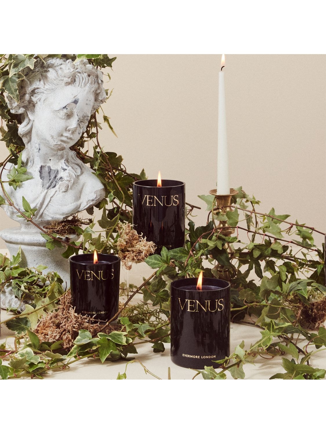 Shop Evermore 300g Venus Scented Candle In Black