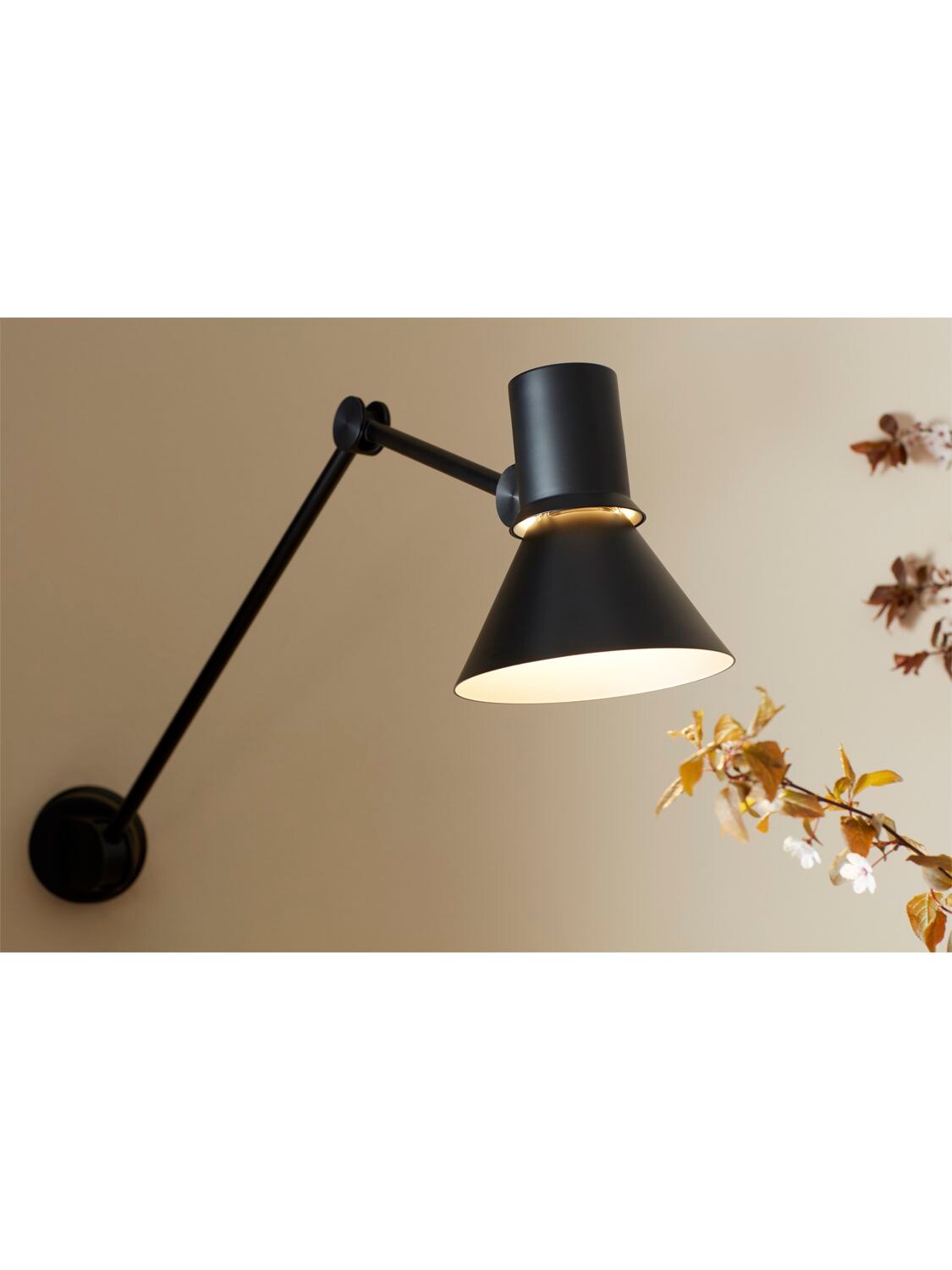 Shop Anglepoise Type 80 W3 Wall Light In Black