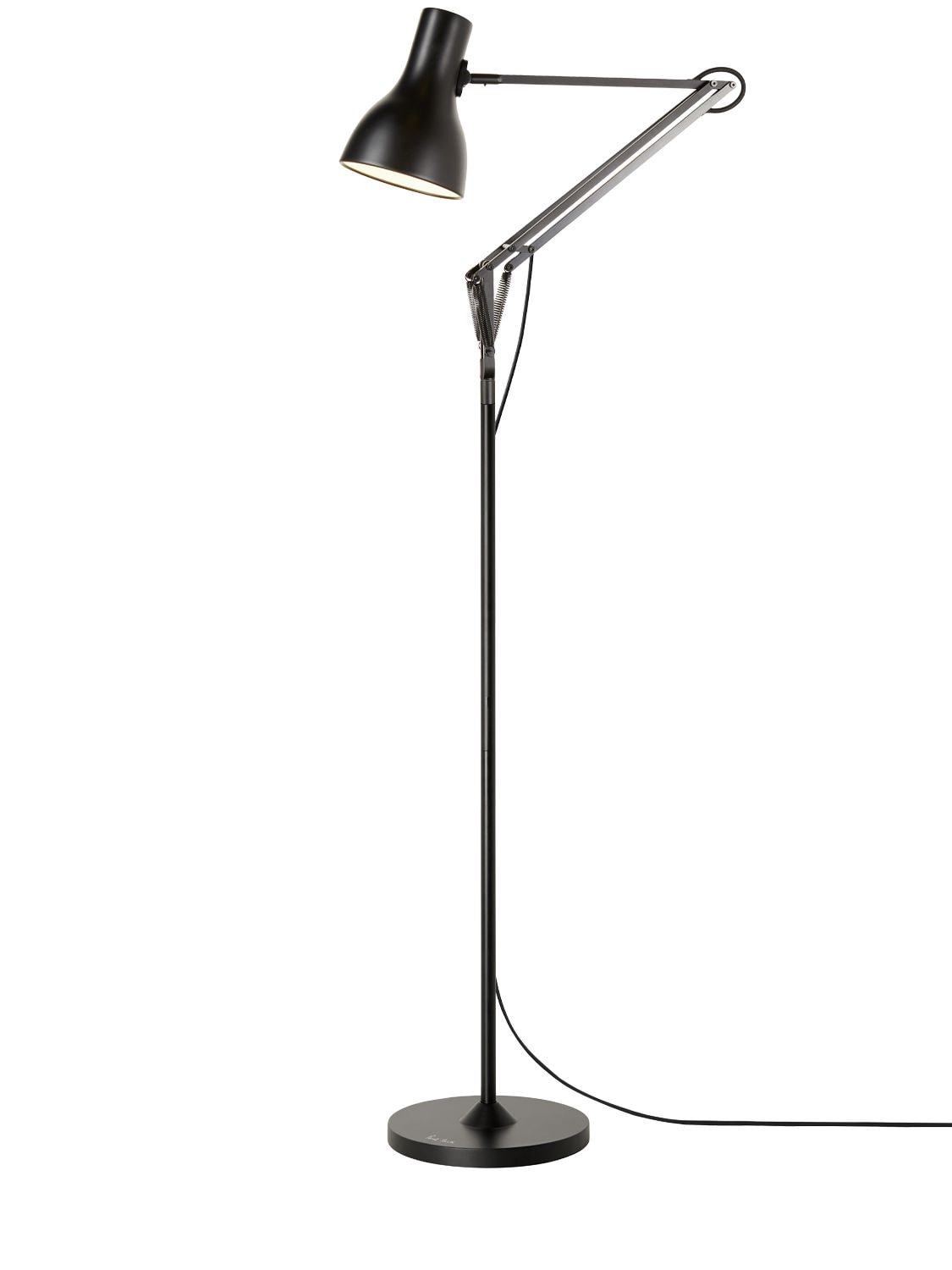 Shop Anglepoise Type 75 Floor Lamp  + Paul Sm In Black