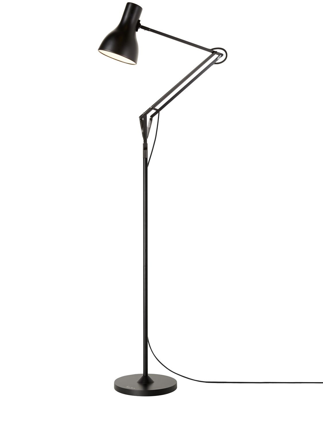 Anglepoise Type 75 Floor Lamp  + Paul Sm In Black