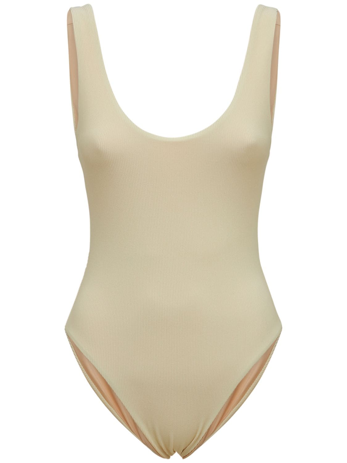 Jade Swim - Contour one piece swimsuit - Ivory | Luisaviaroma
