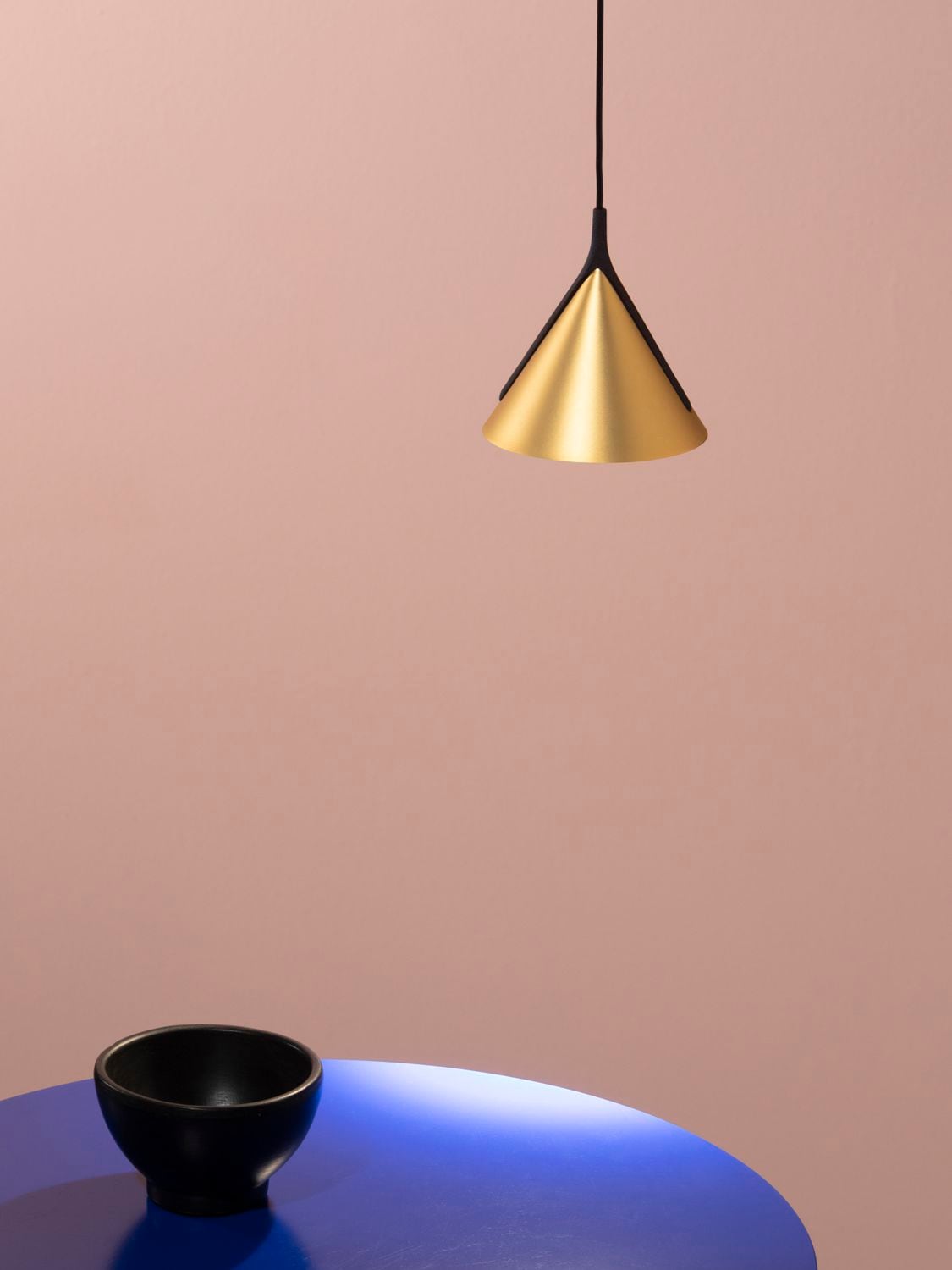 Shop Axolight Jewel Mono Pendant Lamp In Gold,black