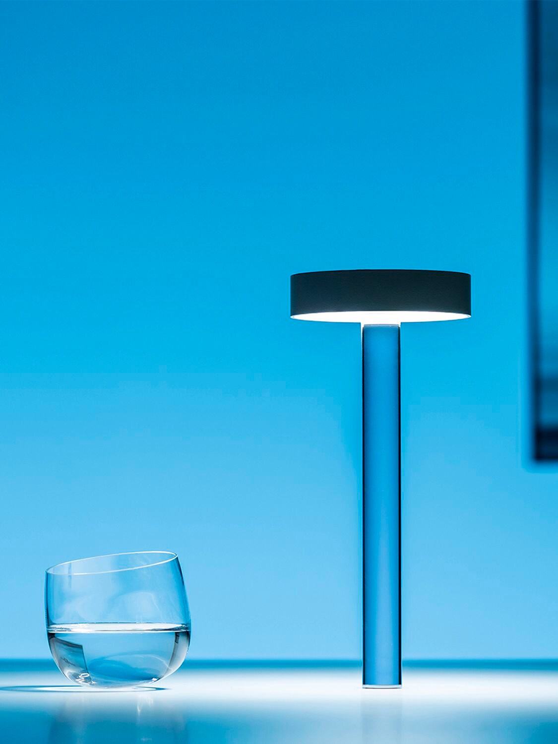 Shop Davide Groppi Tetatet Flûte Table Lamp In White