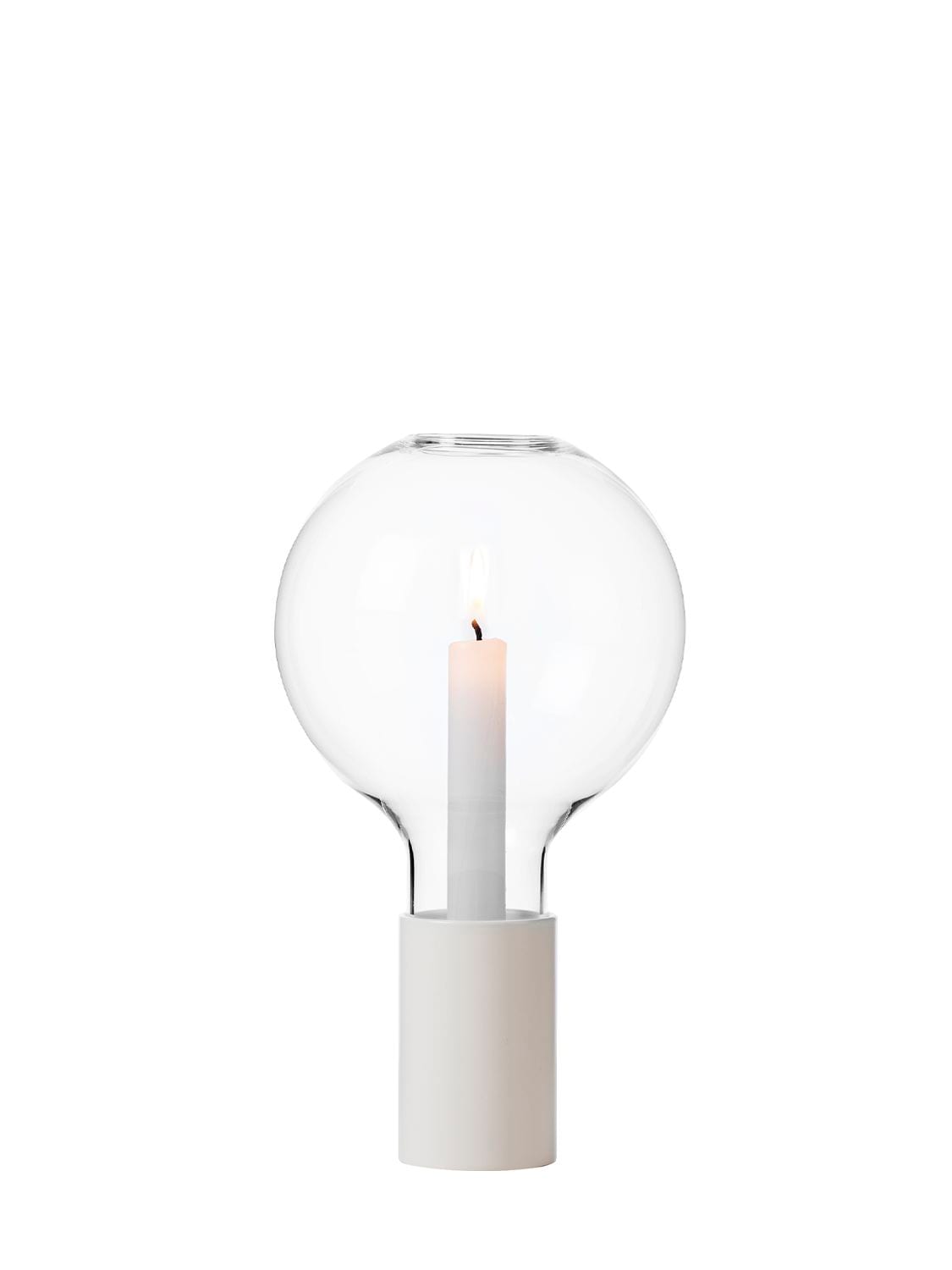 Davide Groppi Light My Fire Table Lamp In White