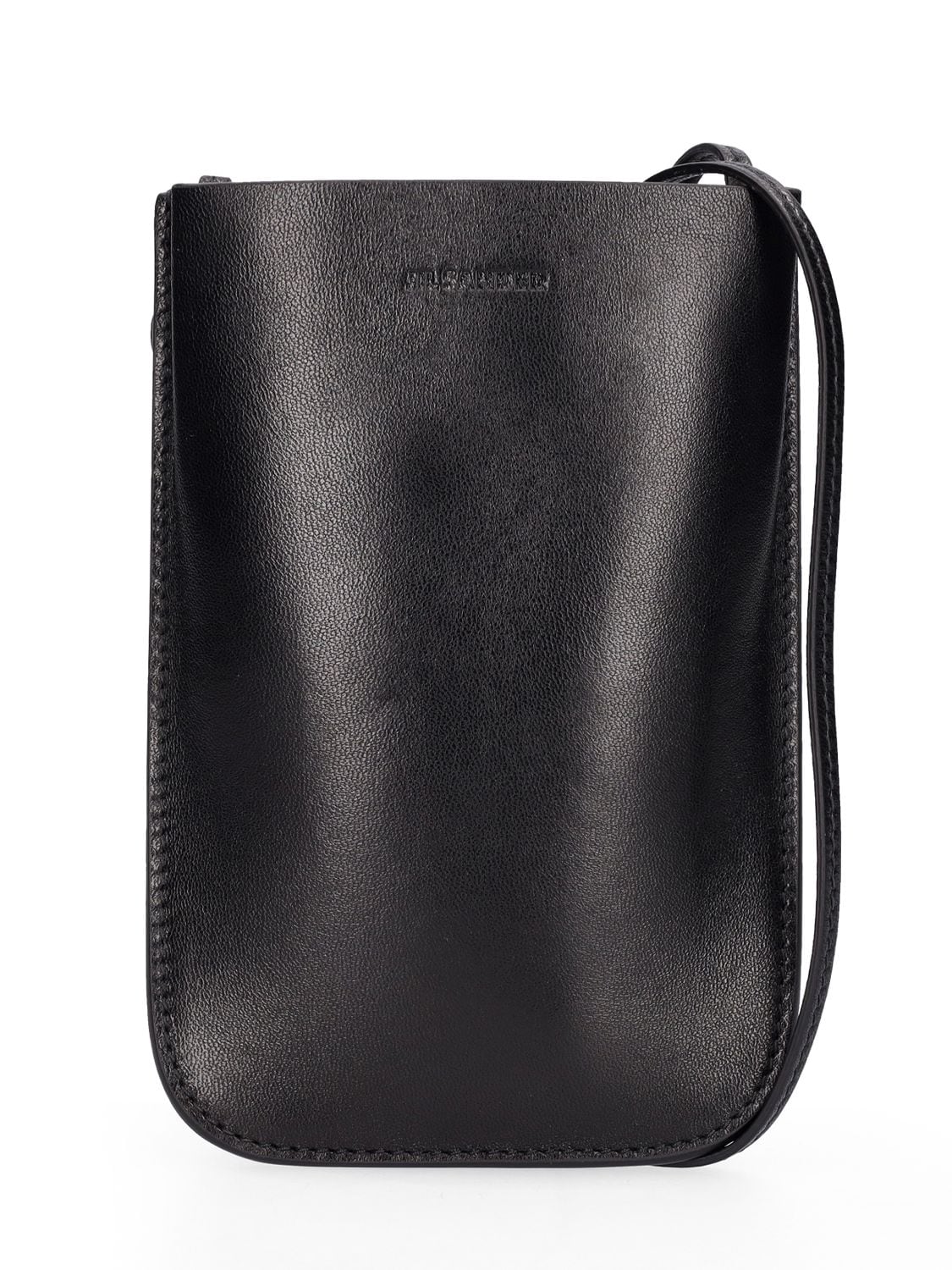 Jil Sander Pocket Necklace Bag In Black | ModeSens