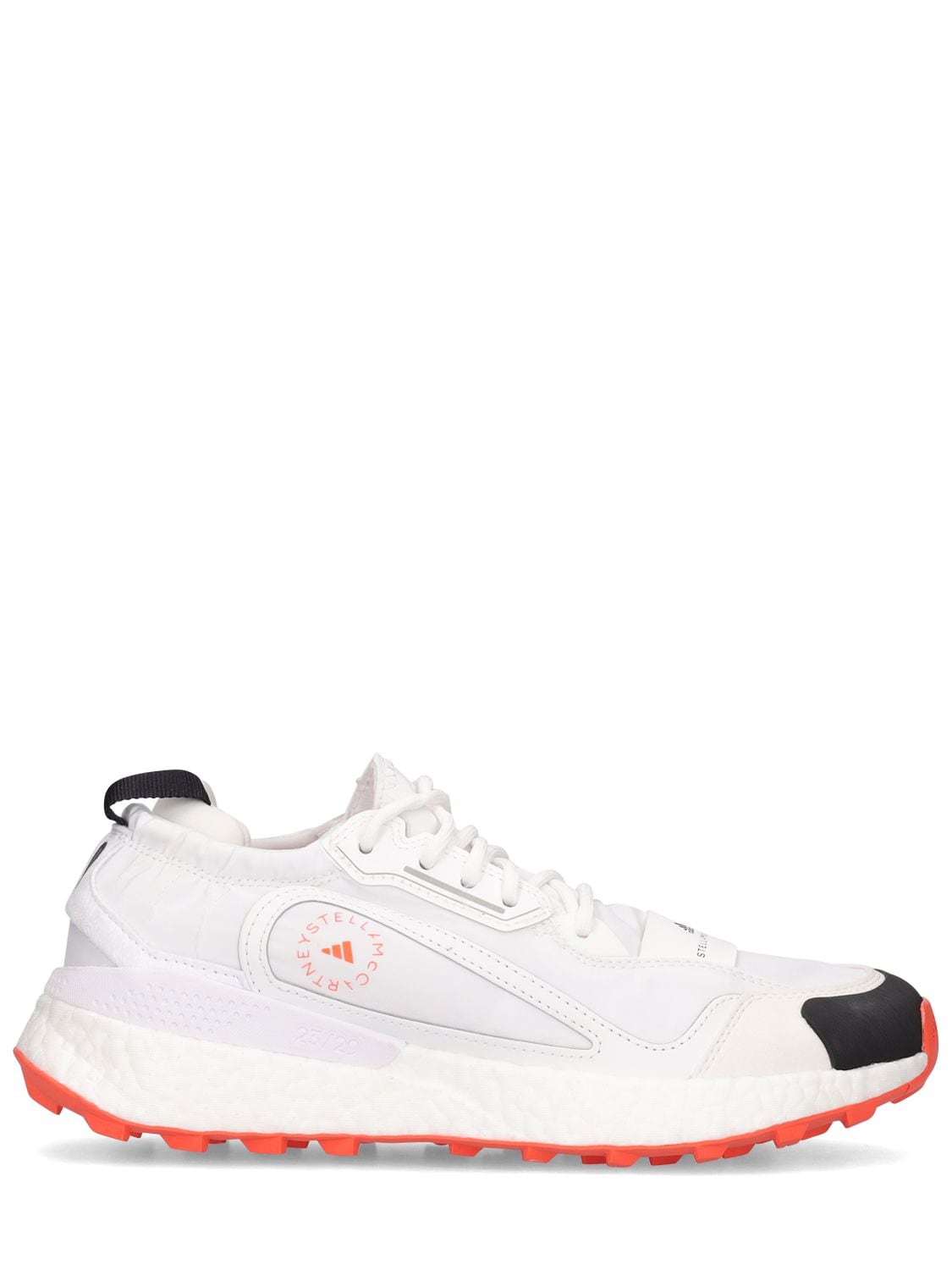 Adidas By Stella Mccartney Asmc Outdoor Boost 2.0 Light Sneakers In Bianca/arancio