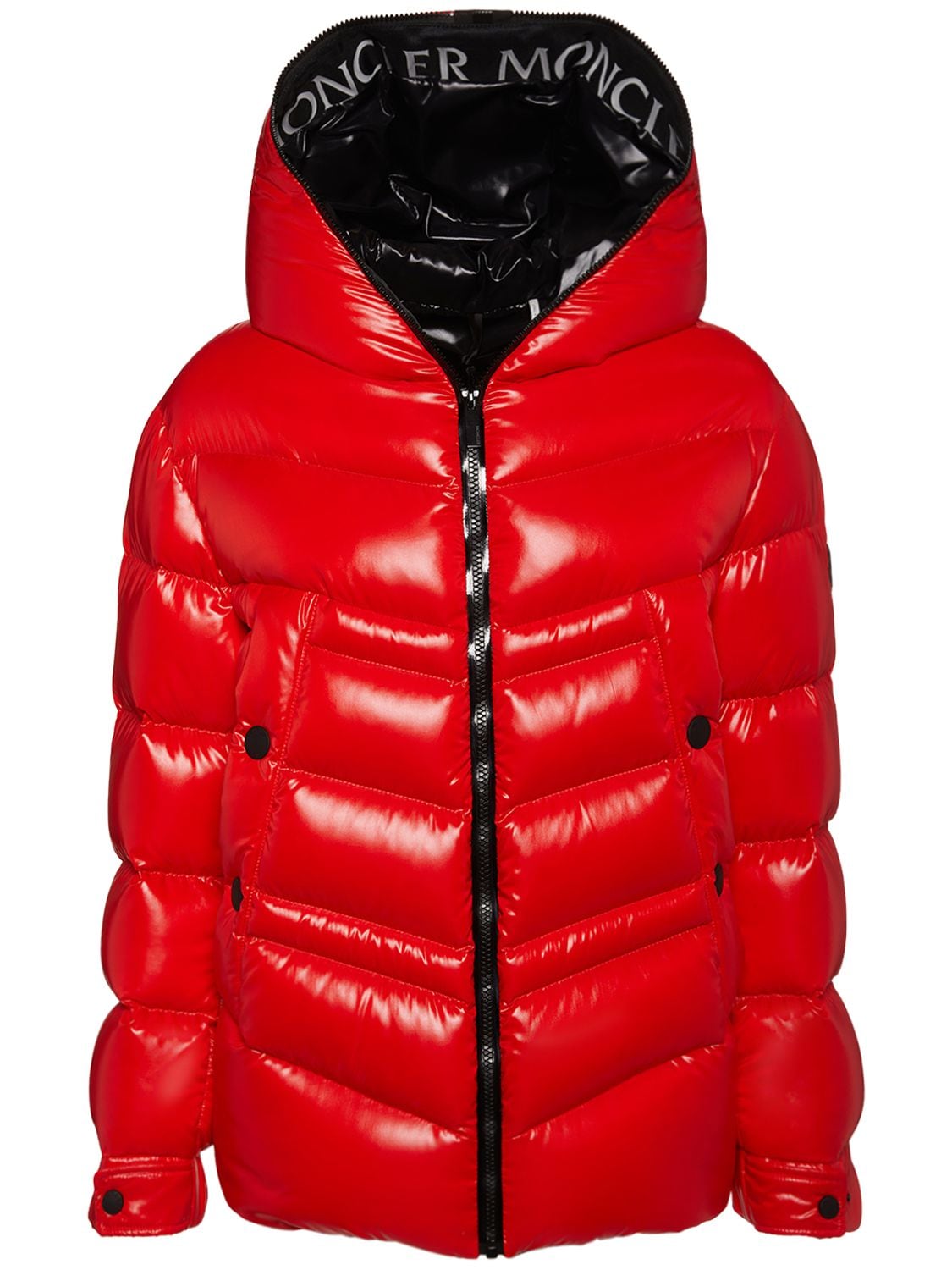 Moncler Clair Quilted Nylon Down Jacket In Red | ModeSens