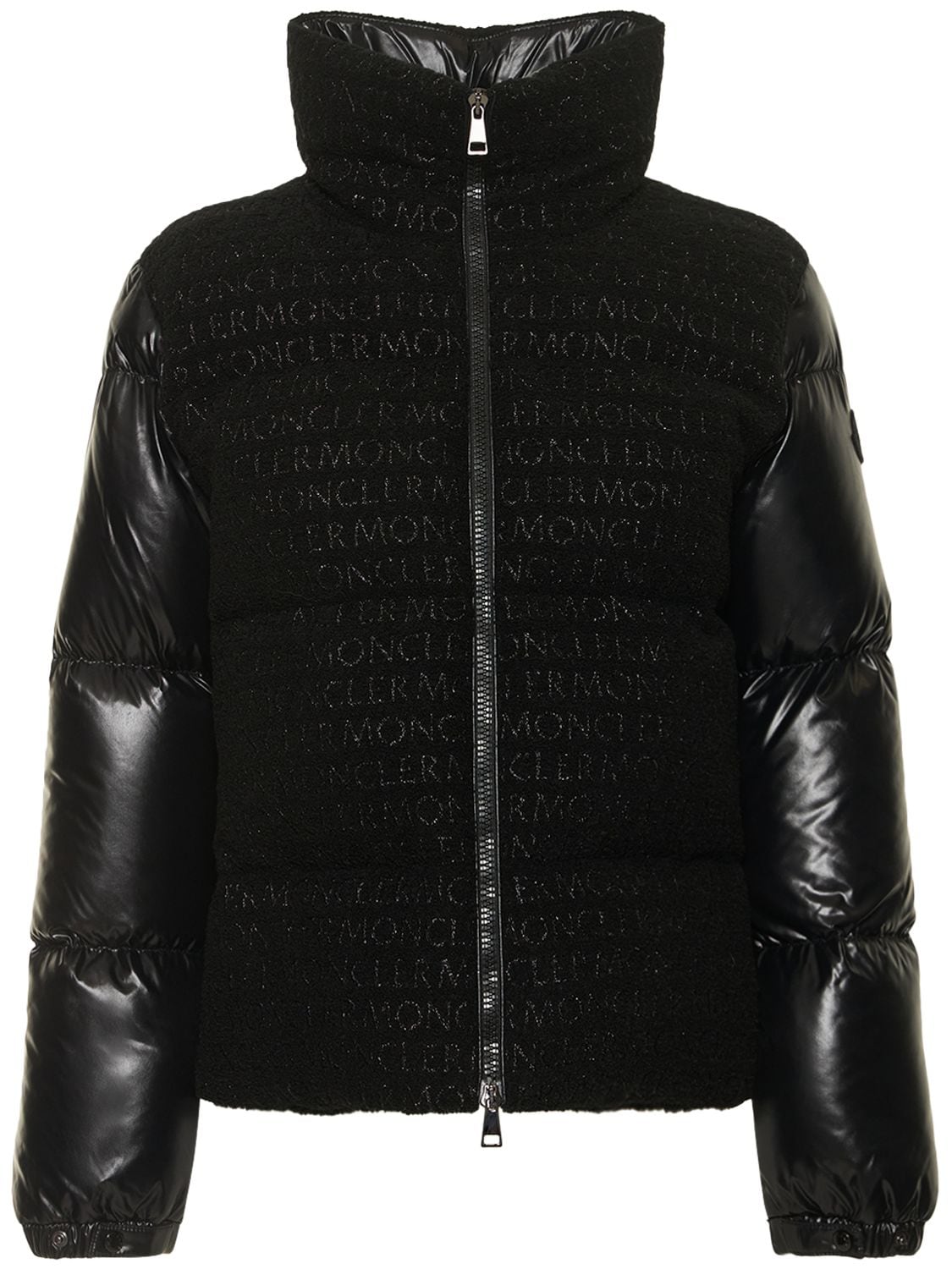 Moncler Antre Nylon Down Jacket In Black | ModeSens