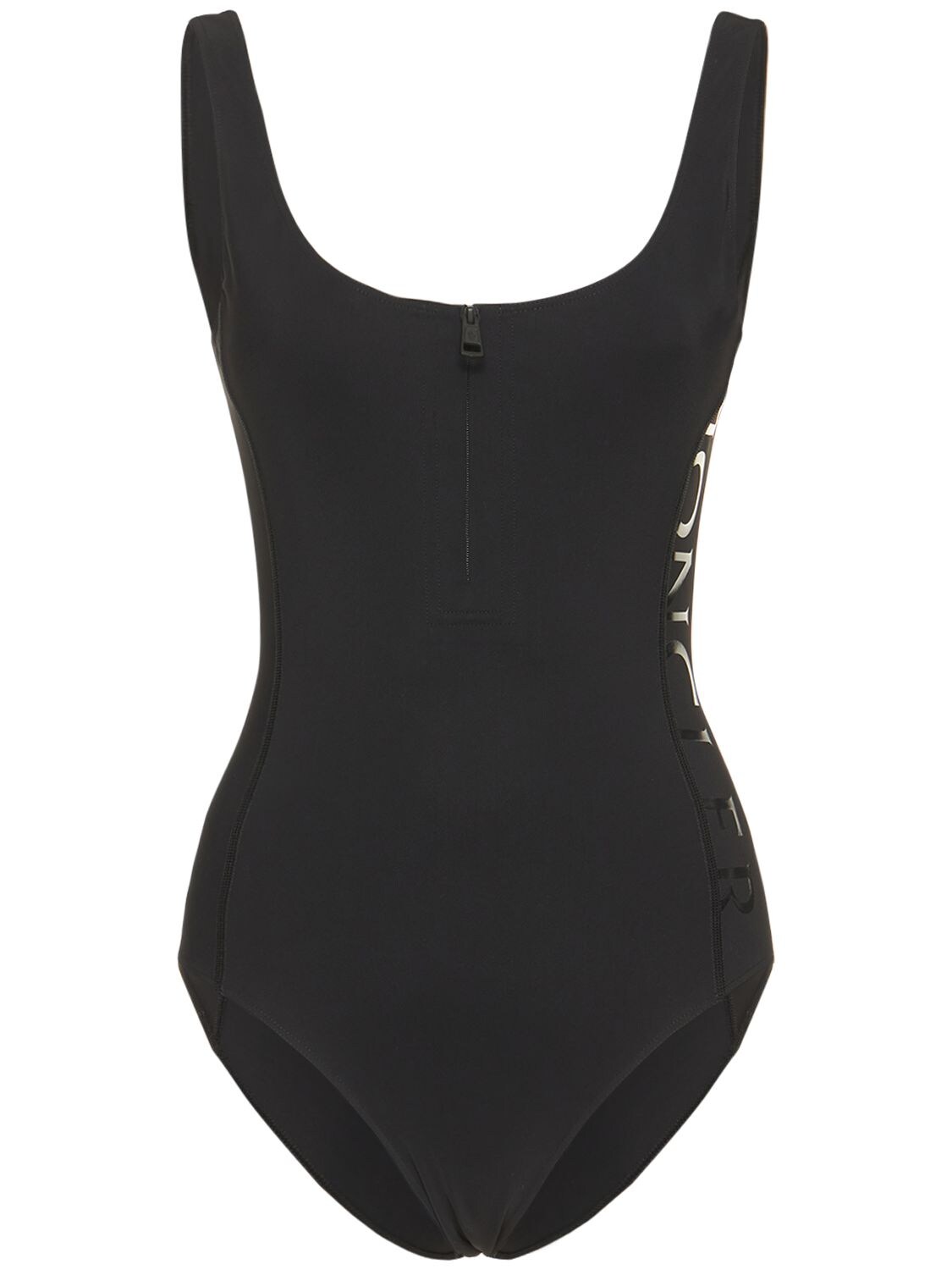 Moncler Jersey Bodysuit W/ Logo Detail In Black | ModeSens