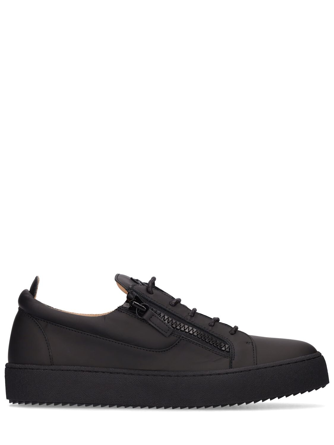 GIUSEPPE ZANOTTI 25MM MAY LONDON LEATHER SNEAKERS