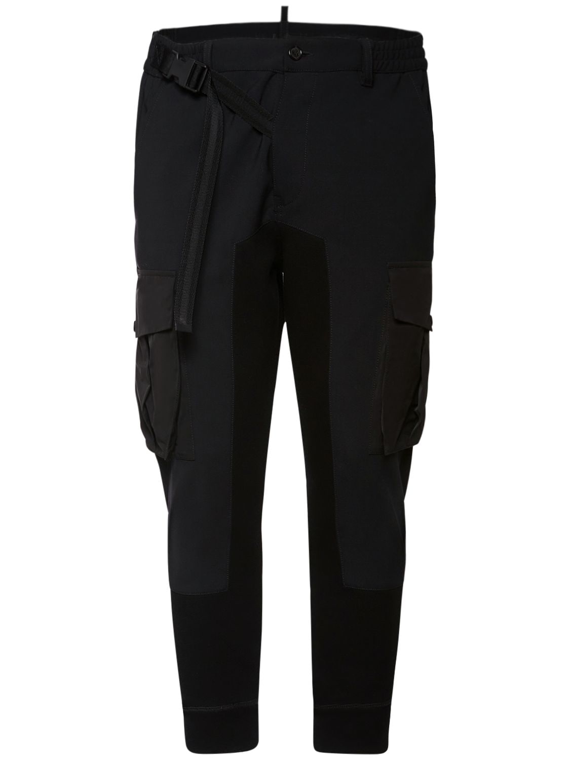 DSQUARED2 RELAXED DEAN STRETCH WOOL CARGO PANTS