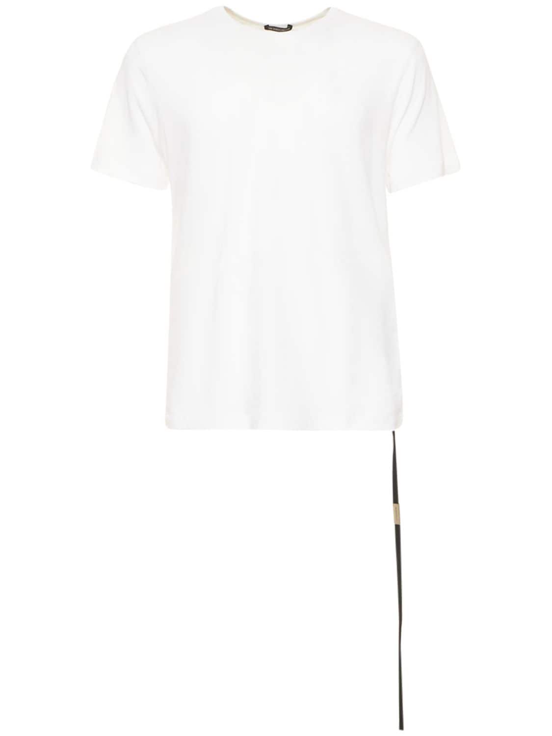 ANN DEMEULEMEESTER Stijn Printed Cotton Jersey T-shirt