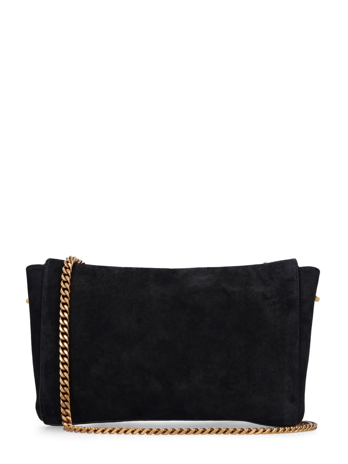 Shop Saint Laurent Small Kate Reversible Chain Bag In Black