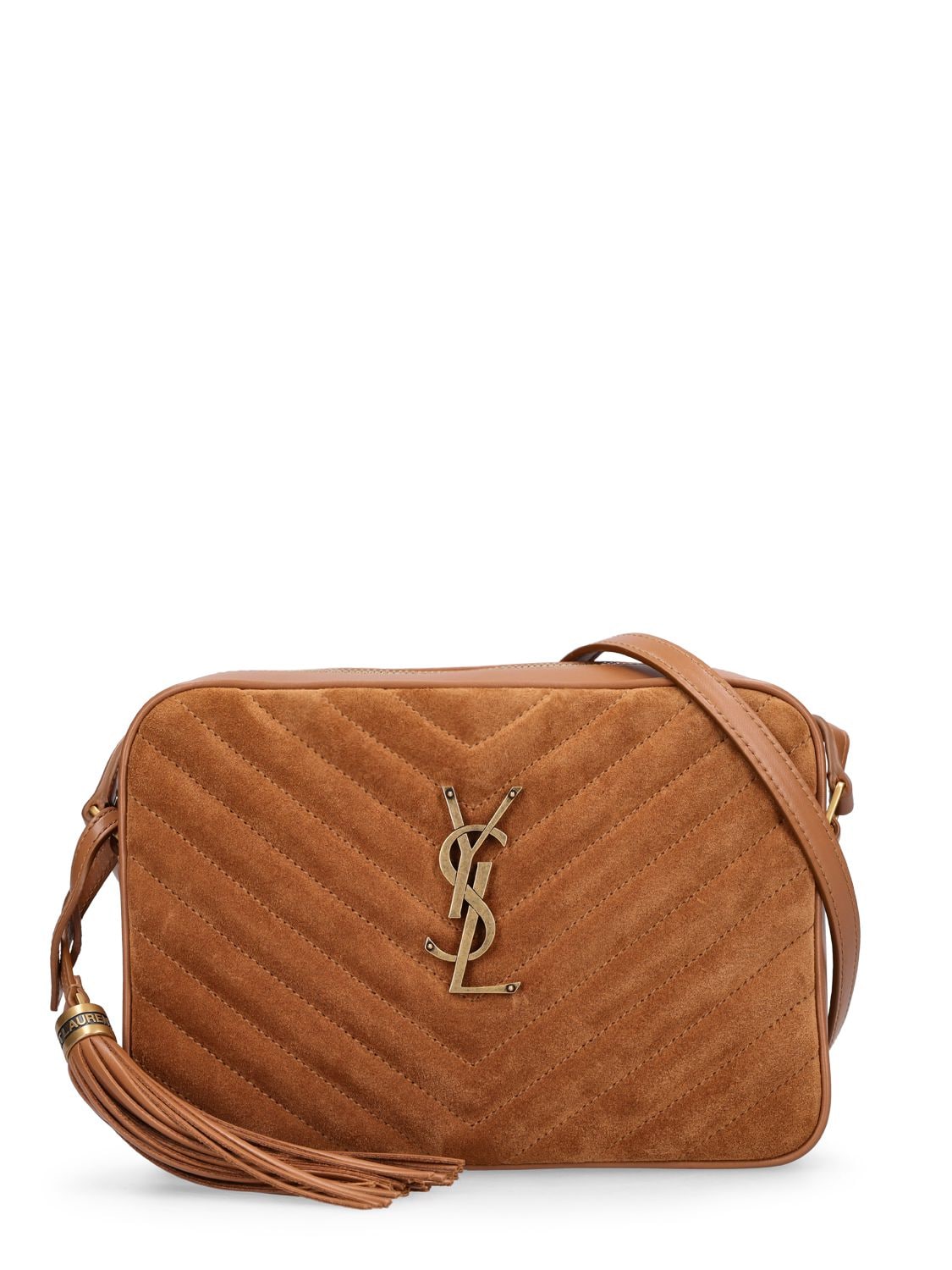 Yves Saint Laurent 2022 Monogram Lou Camera Bag - Brown Crossbody