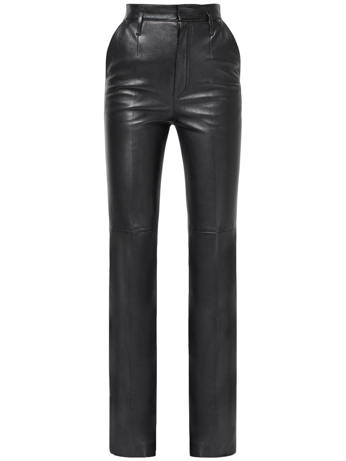 Image of High Waist Leather Pants