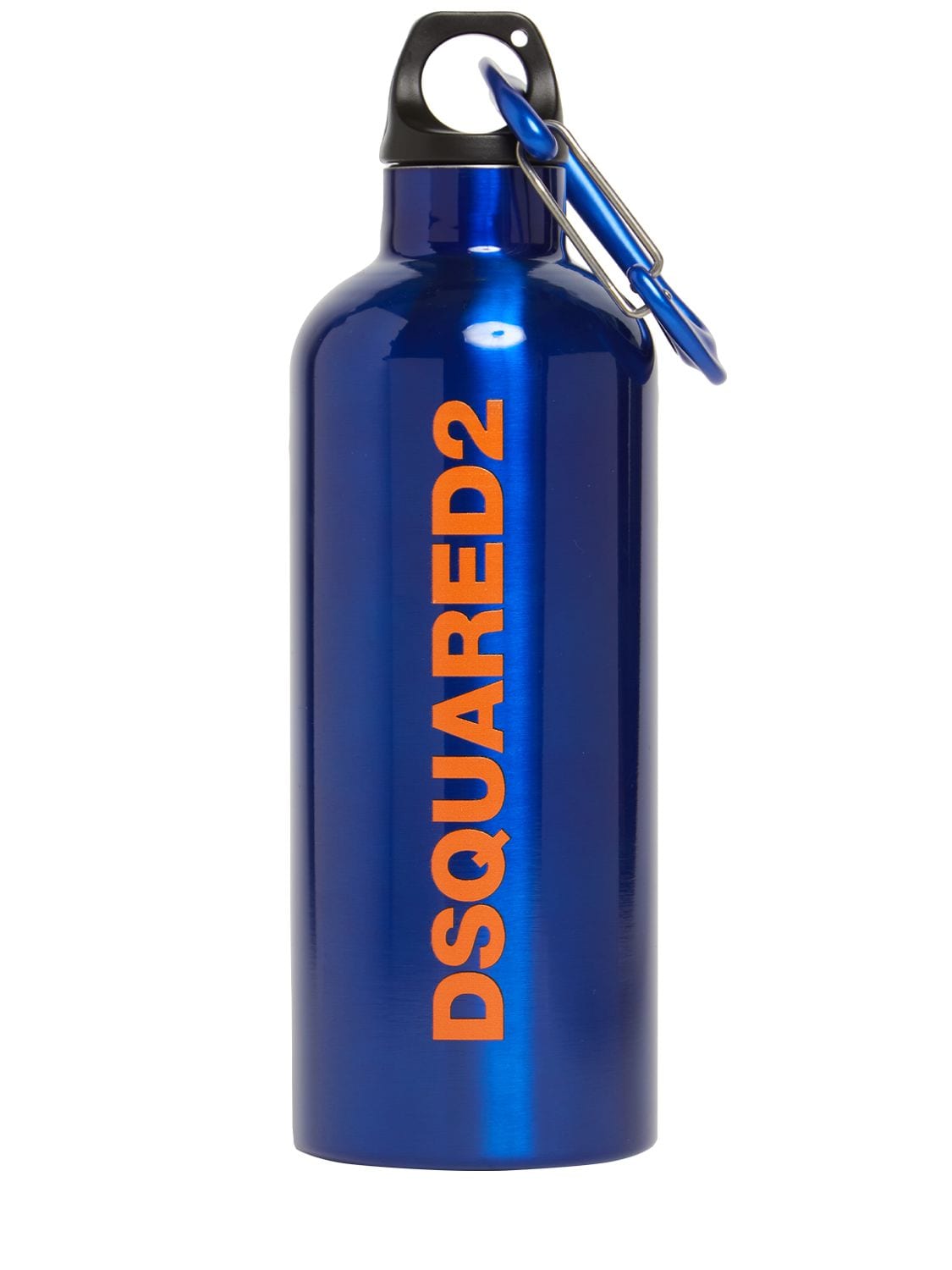Dsquared2 Logo Printed Steel Water Bottle In Blue