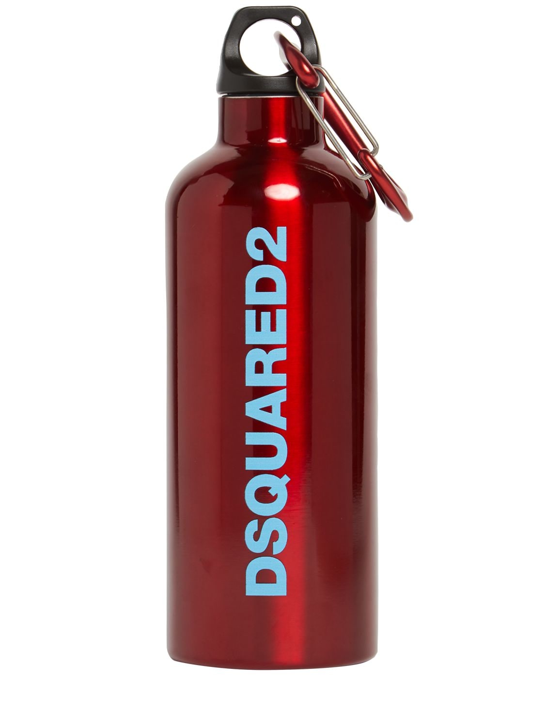 Dsquared2 Logo Printed Steel Water Bottle In Red