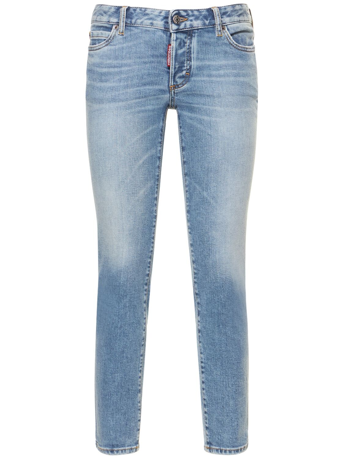 Jennifer Cropped Slim Cotton Denim Jeans