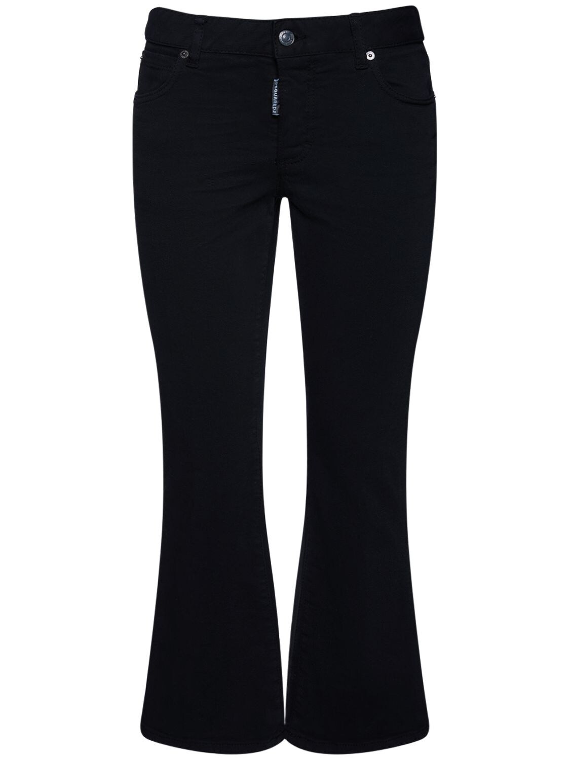 Dsquared2 Bell Bottom Trouser In Black