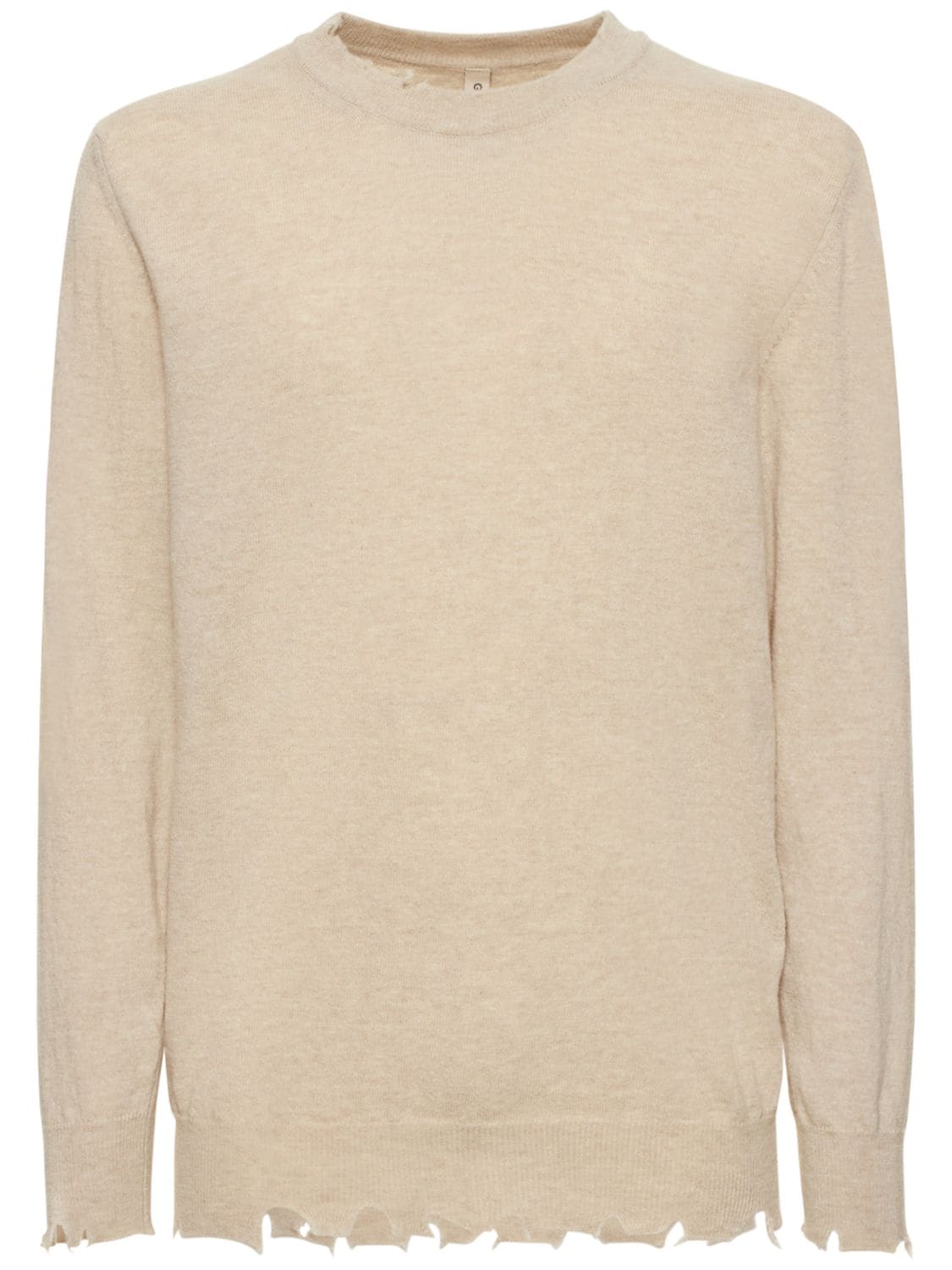 GIORGIO BRATO Destroyed Wool Knit Sweater | Smart Closet