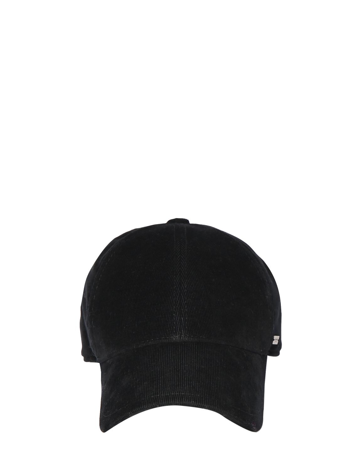 Saint Laurent Casquette Milleraies Corduroy Cap - Black