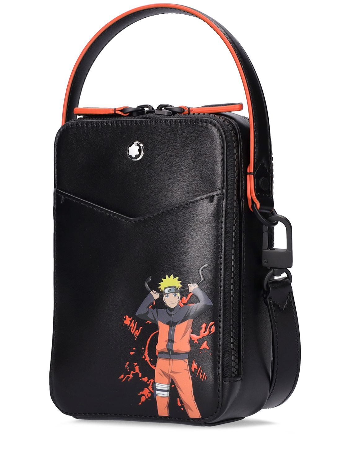 Montblanc Mini Mst Selection Naruto Crossbody Bag In Black ModeSens