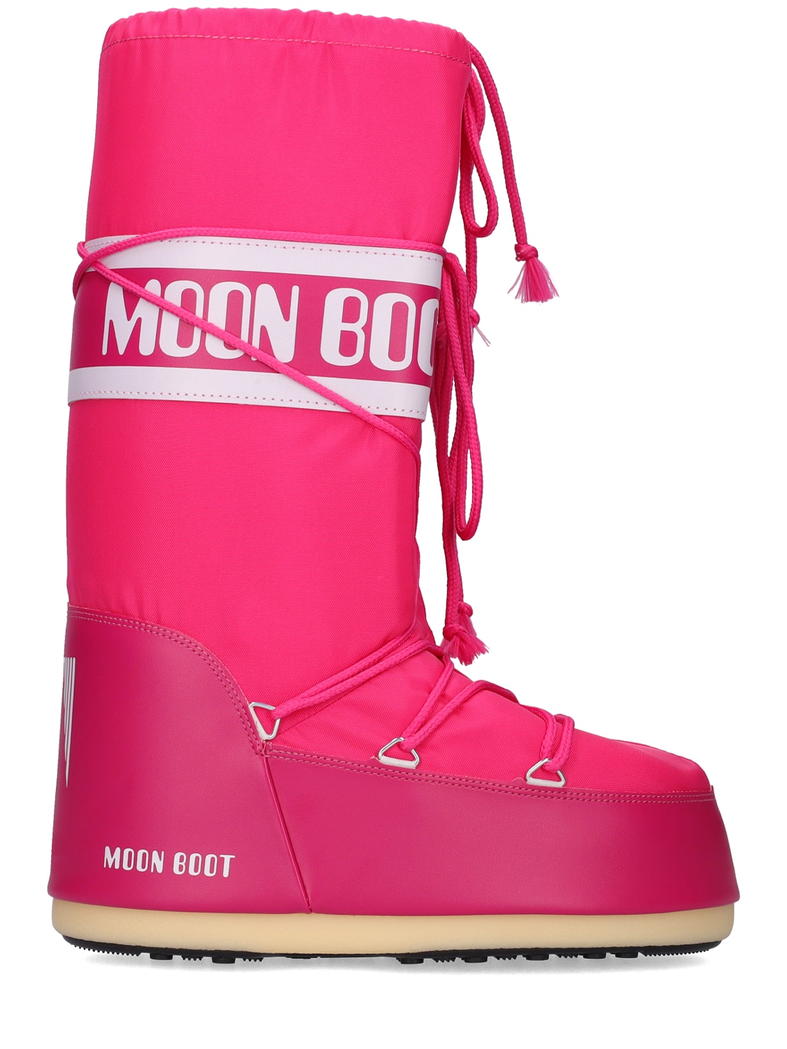 Moon Boot Tall Icon High Nylon S In Fuchsia