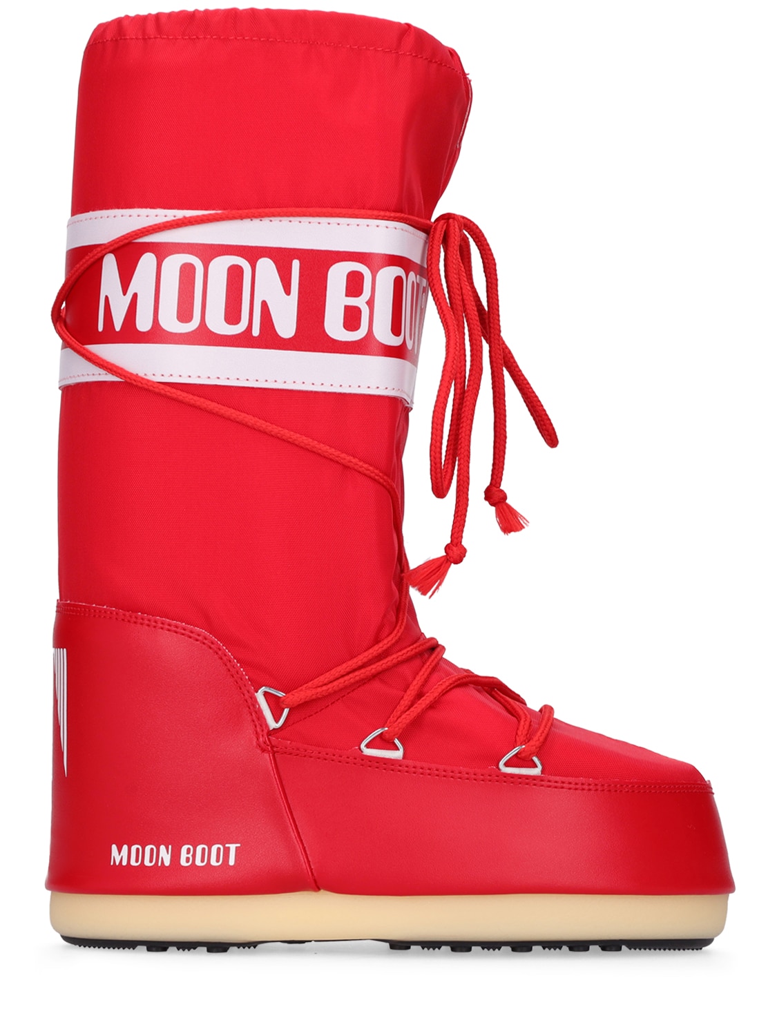 Shop Moon Boot Tall Icon High Nylon S In Red