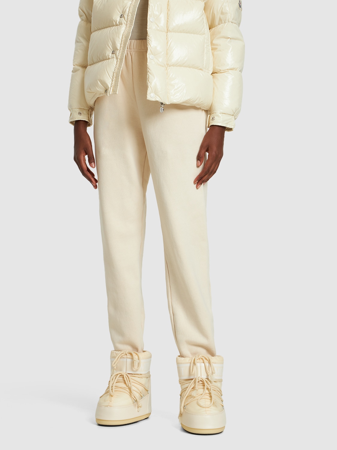 Shop Moon Boot Low Icon Nylon S In Beige