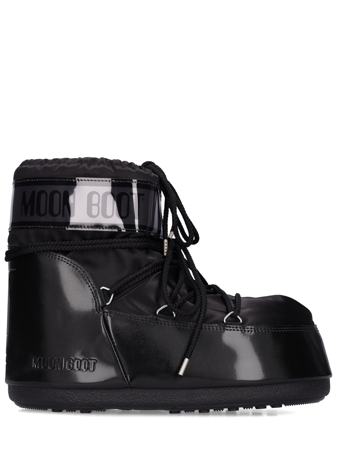 Low Icon Glance Metallic Moon Boots – WOMEN > SHOES > BOOTS