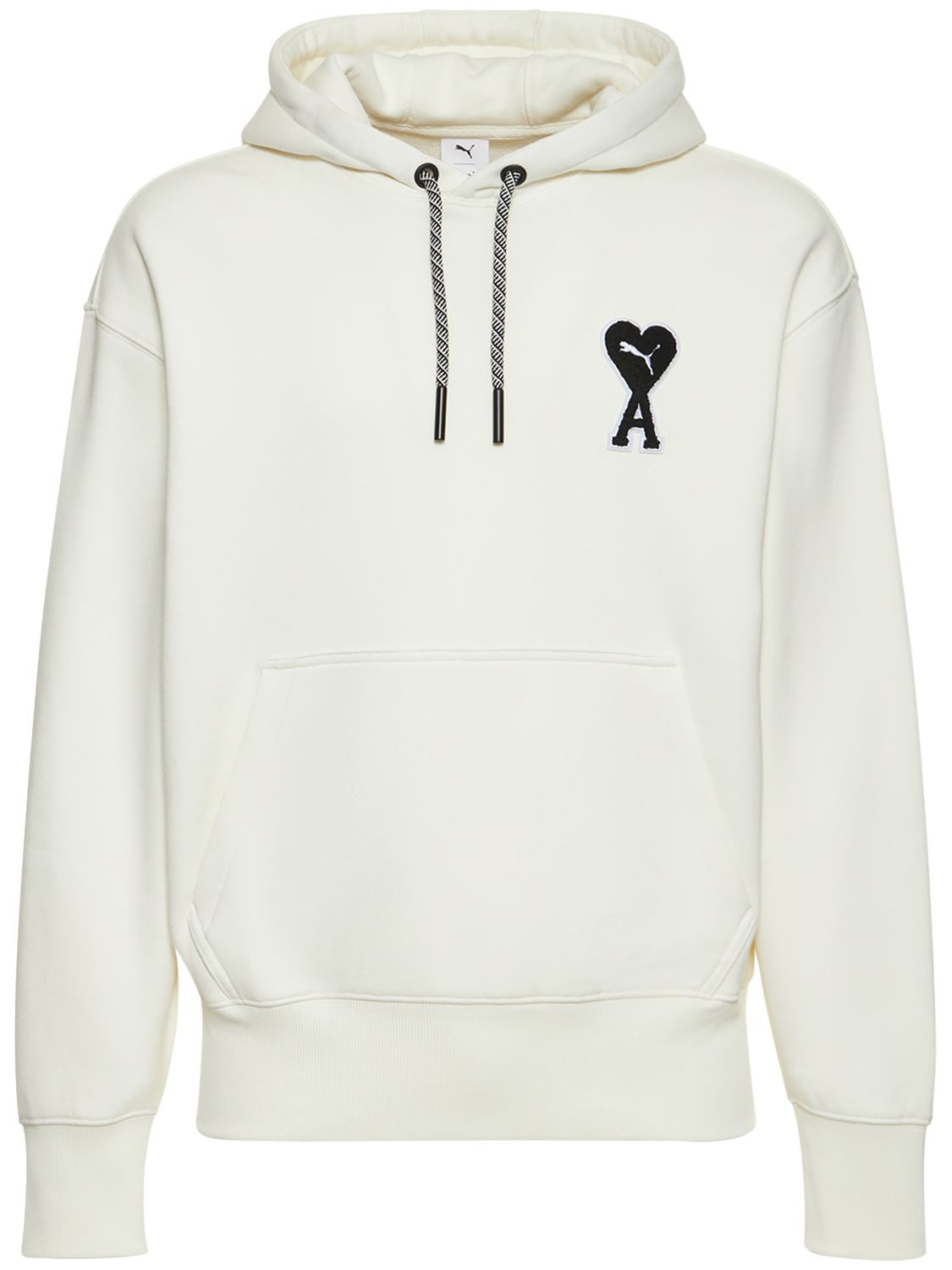 Puma Ami Sweatshirt Hoodie In Marshmallow