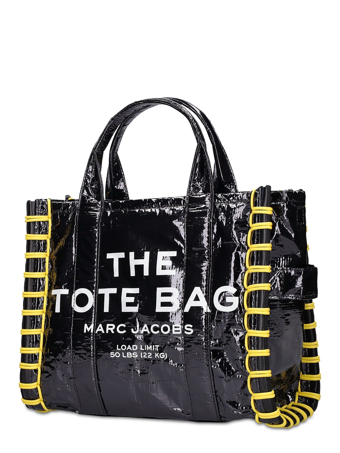 Marc Jacobs (the) Medium The Tarp Crinkle Effect Tote Bag In Black ...