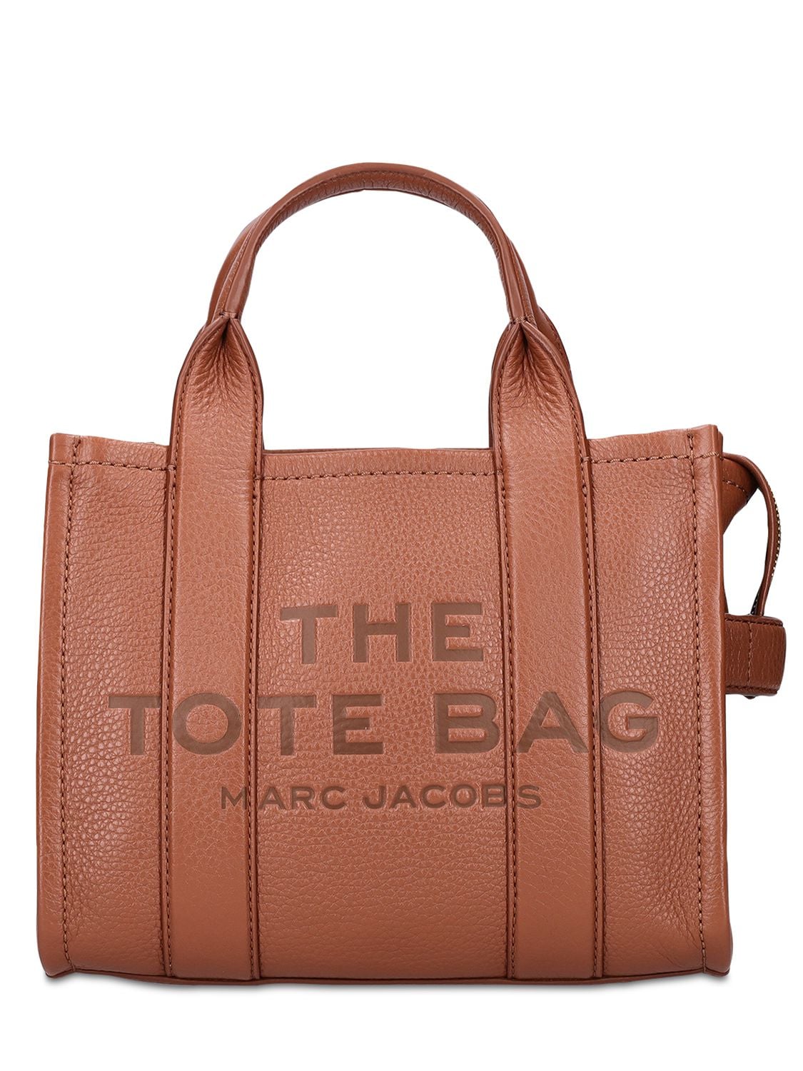 Marc Jacobs (the) The Mini Tote Leather Bag In Argan Oil
