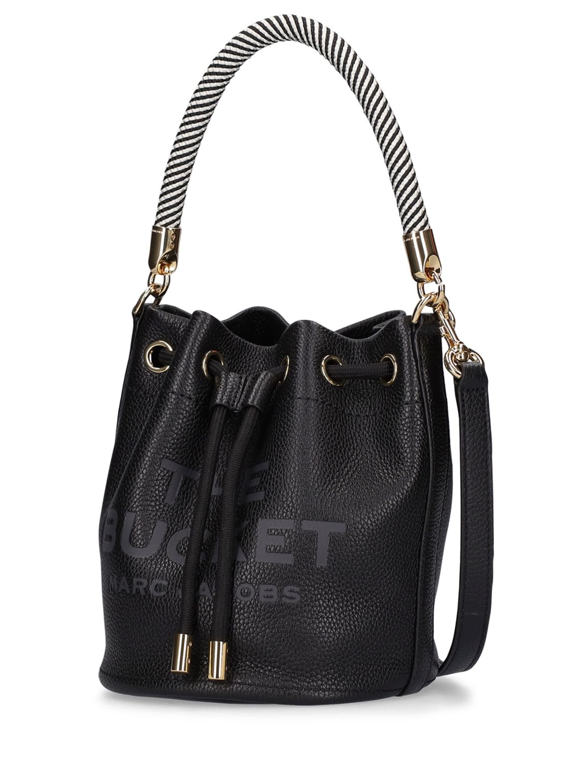 Shop Marc Jacobs (the) The Leather Bucket Bag In Black