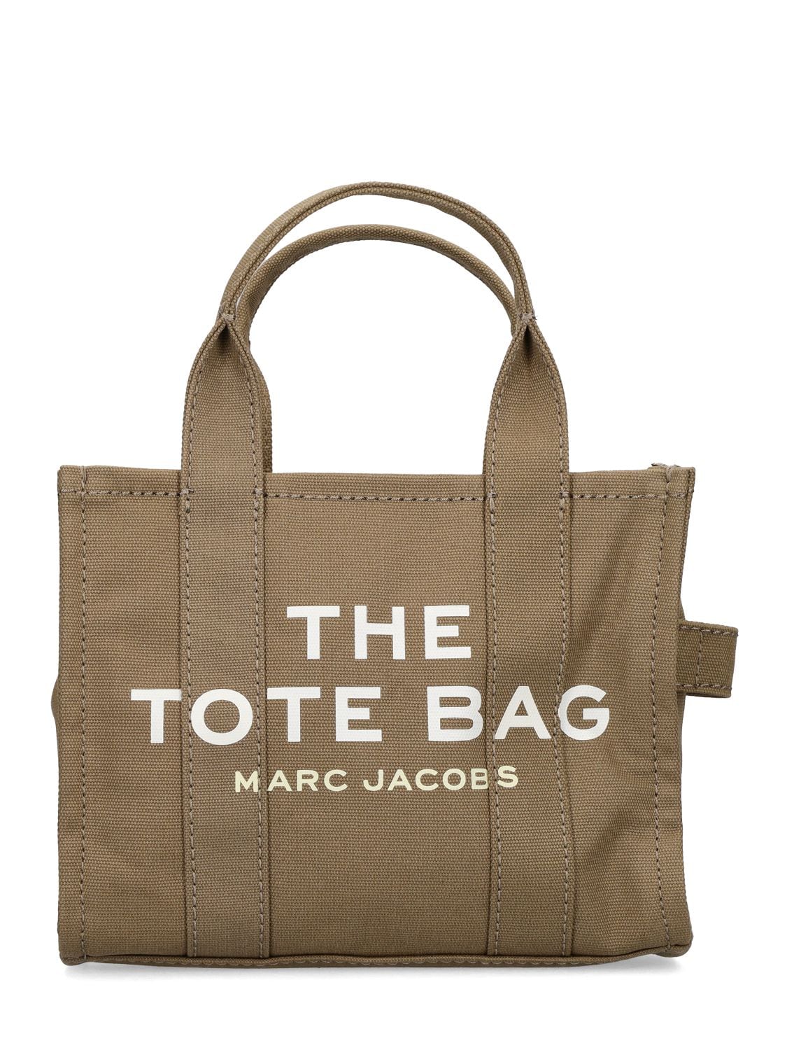 Marc Jacobs (the) The Mini Tote Cotton Canvas Bag In Slate Green