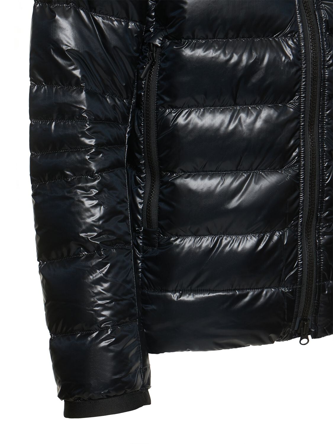 Shop Canada Goose Crofton Recycled Nylon Down Jacket In Black