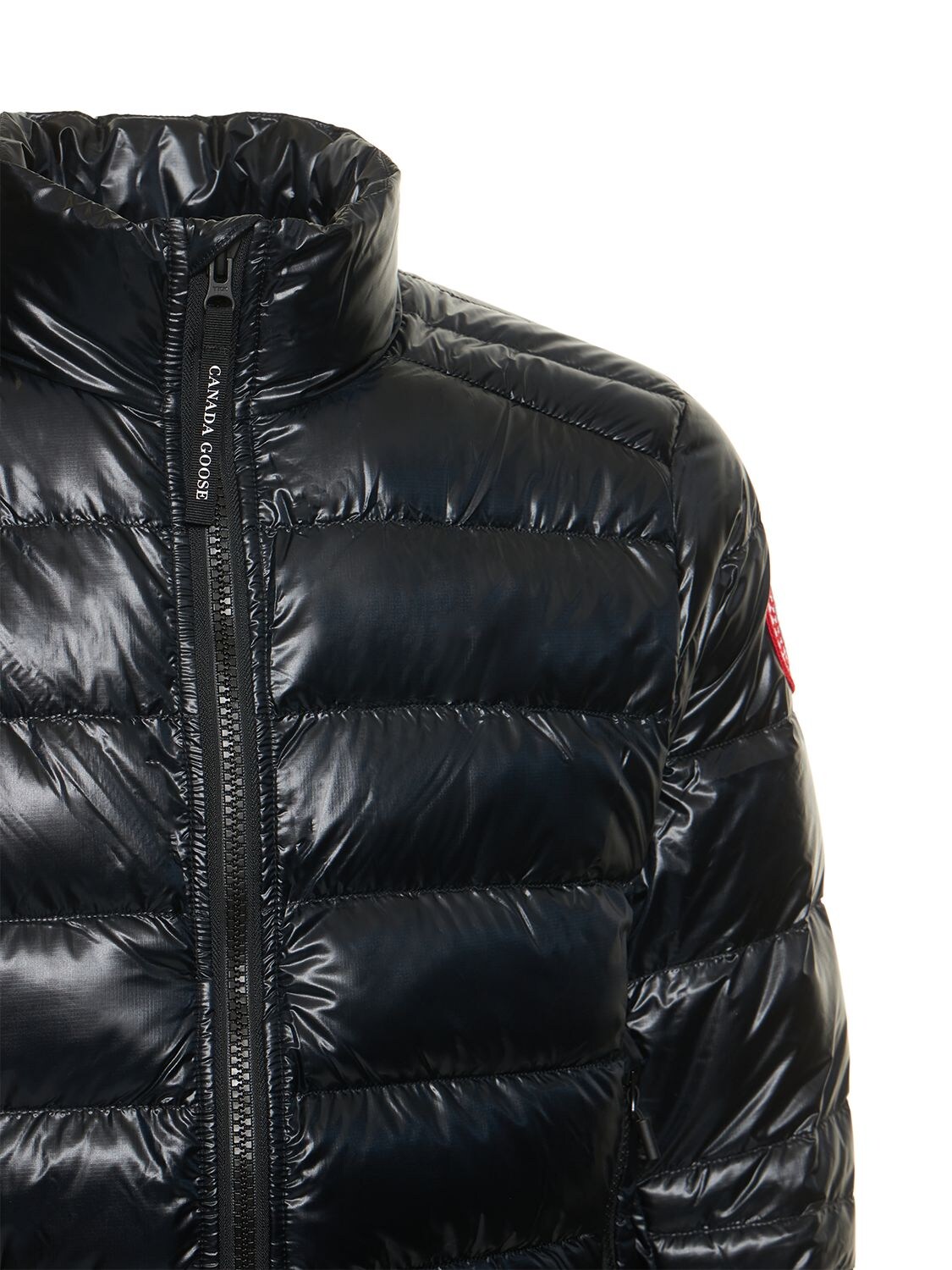 Shop Canada Goose Crofton Recycled Nylon Down Jacket In Black