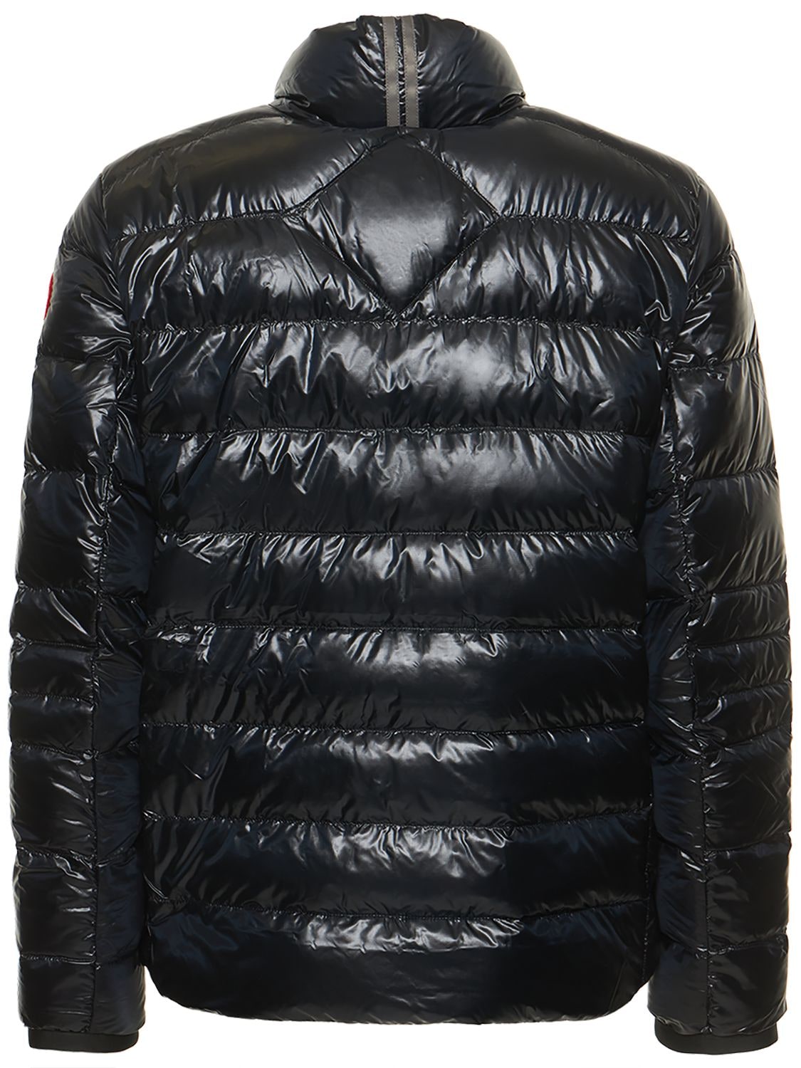 Shop Canada Goose Crofton Recycled Nylon Down Jacket In Black