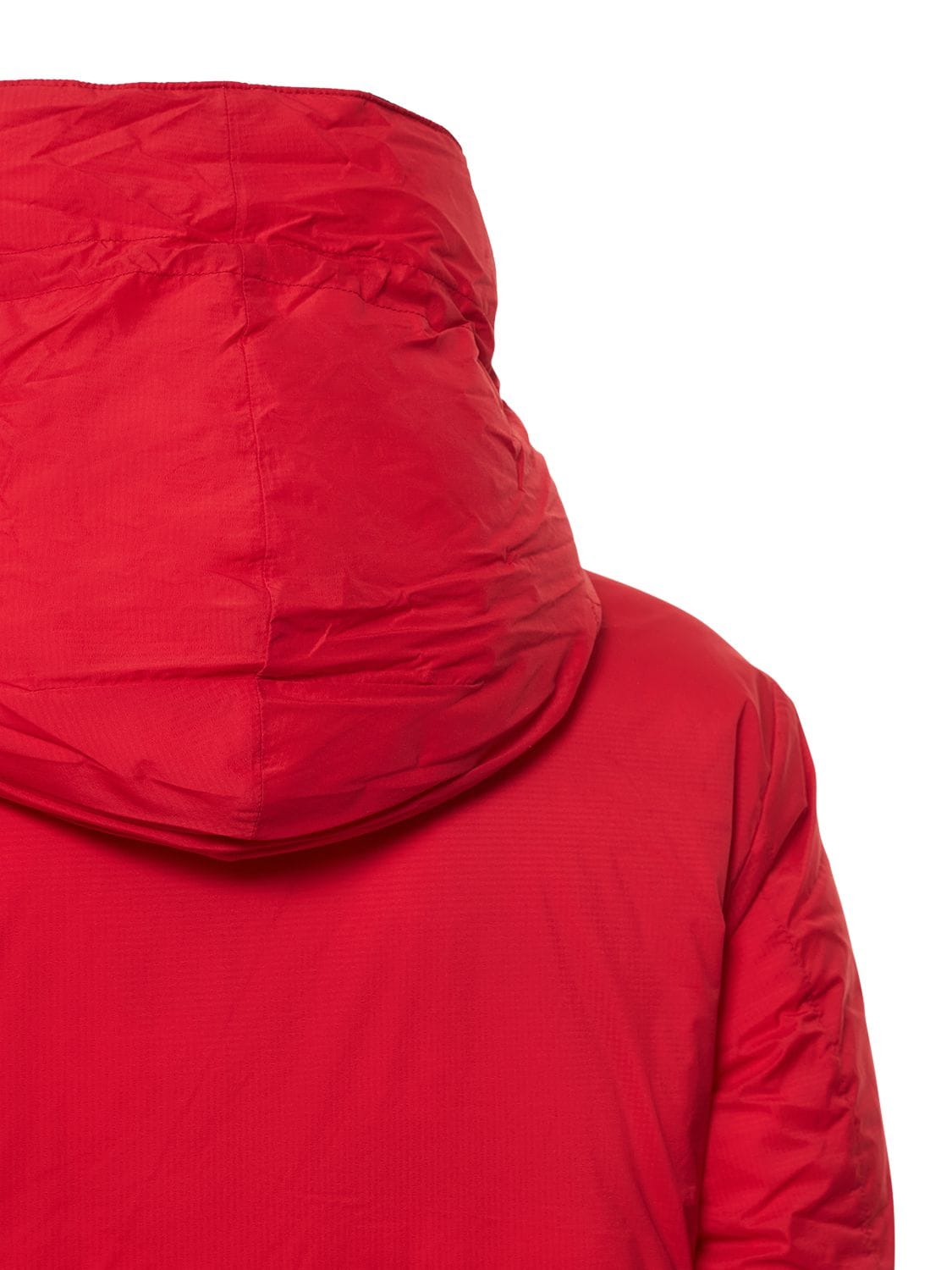 Shop Canada Goose Lodge Hooded Nylon Down Jacket In Red