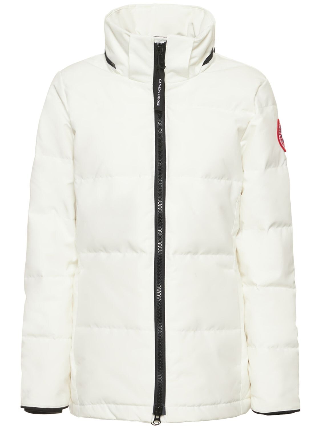 Shop Canada Goose Chelsea Down Parka In White