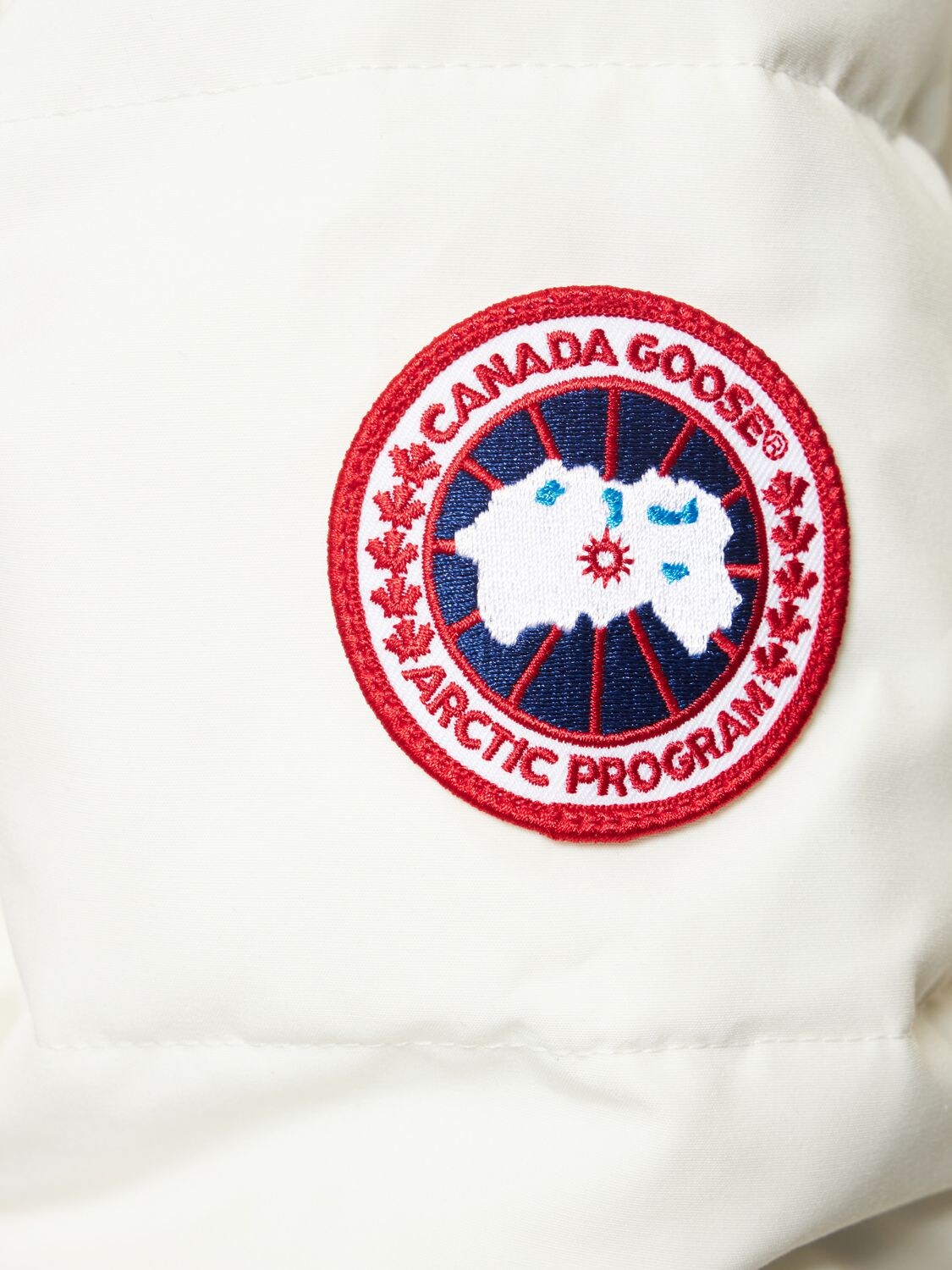 Shop Canada Goose Chelsea Down Parka In White