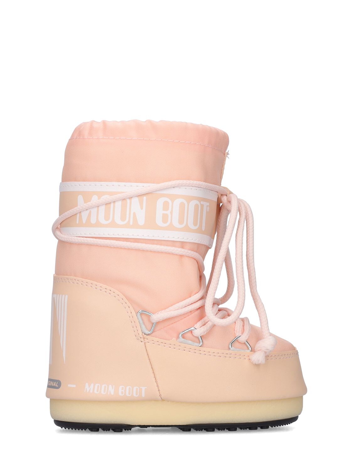 Moon Boot Kids' Icon Tall Nylon Snow Boots In Light Pink
