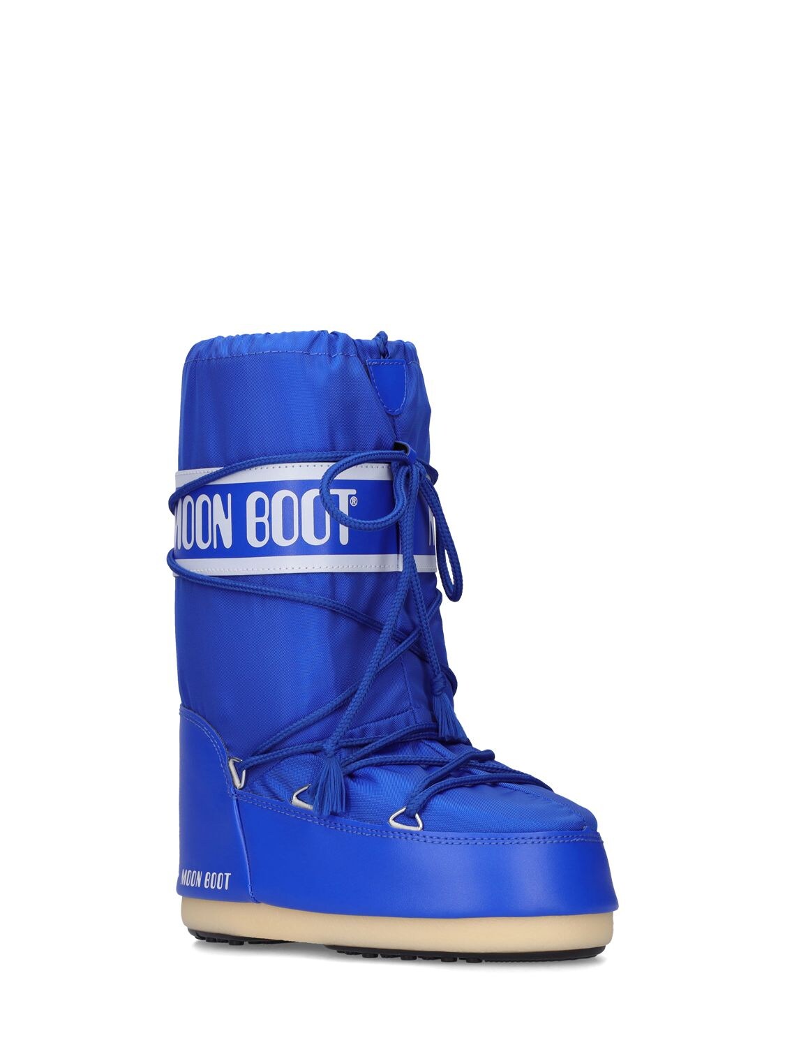 Moon Boot Kids' Icon Tall Snow Blue | ModeSens