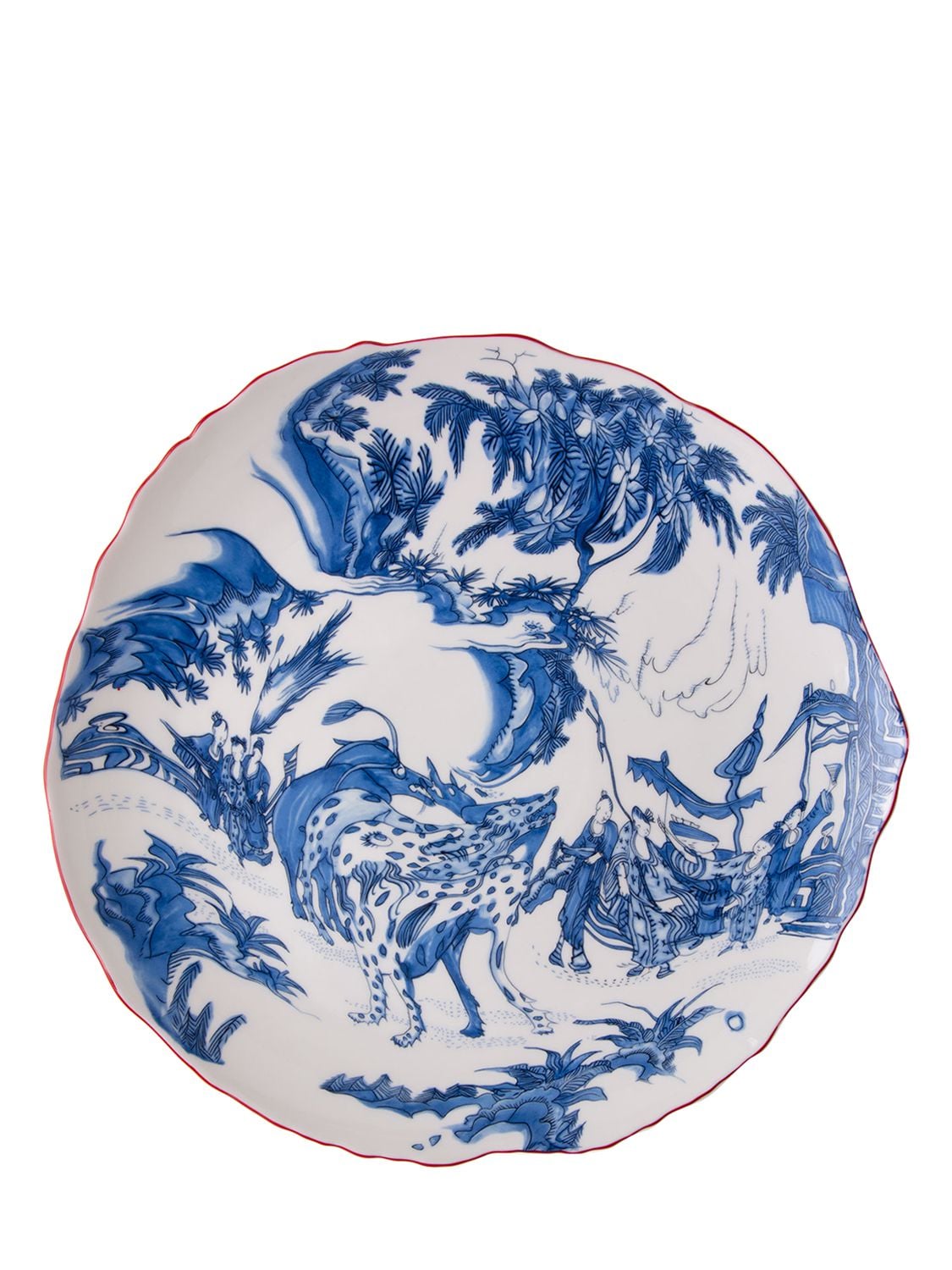Image of Classic On Acid Blue Chinoiserie Dish