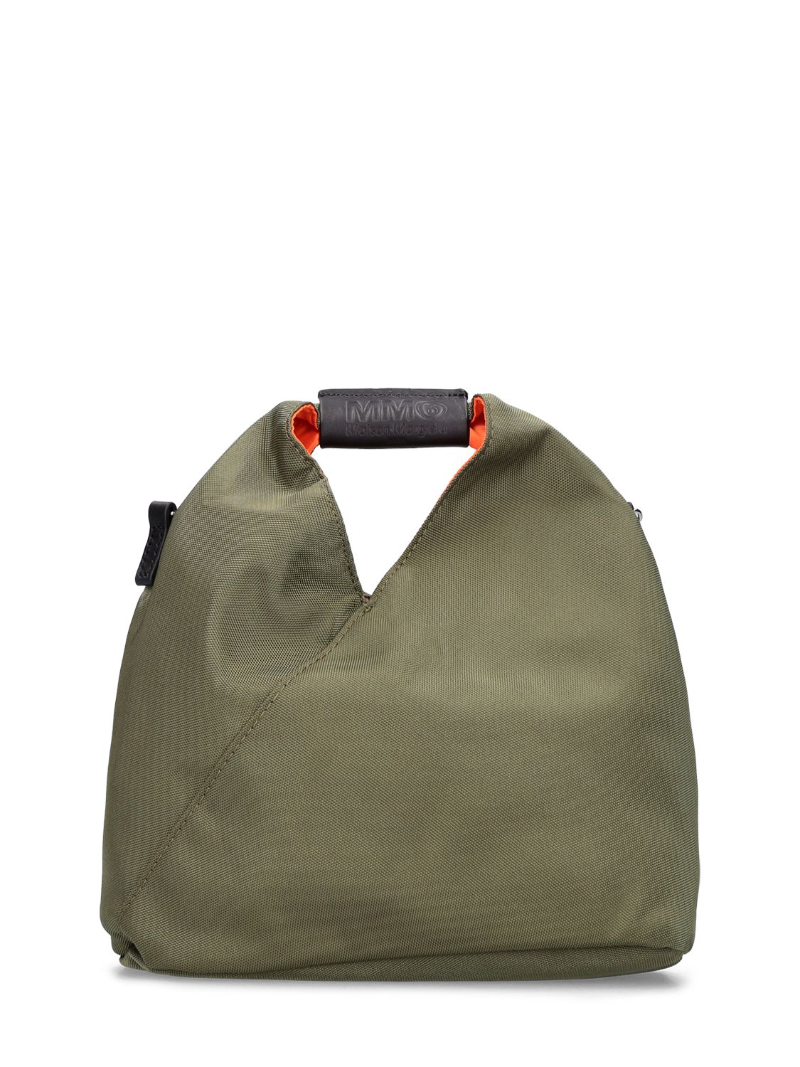 Mm6 Maison Margiela Small japanese nylon top handle bag Khaki