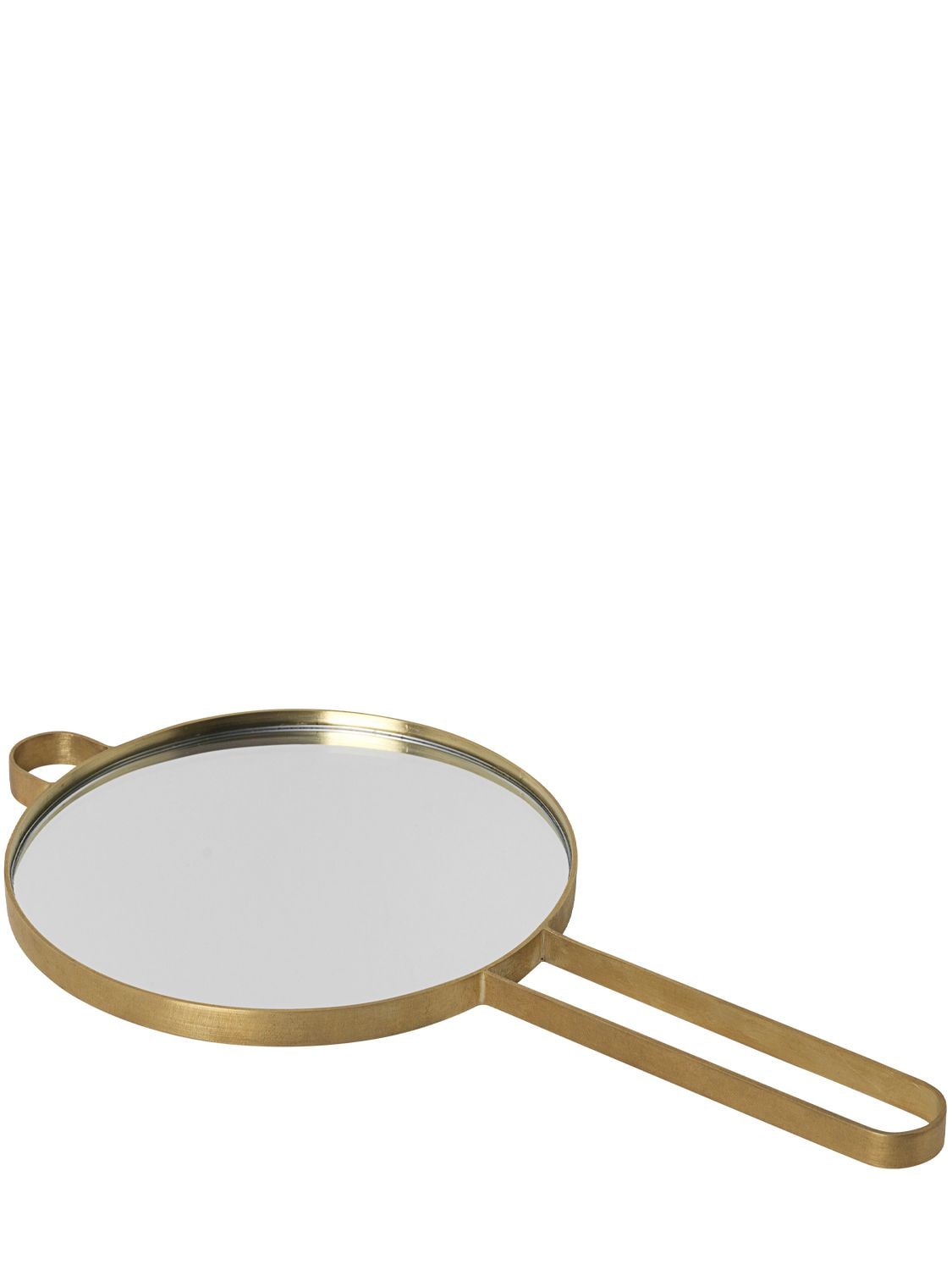Ferm Living Poise Hand Mirror In Gold