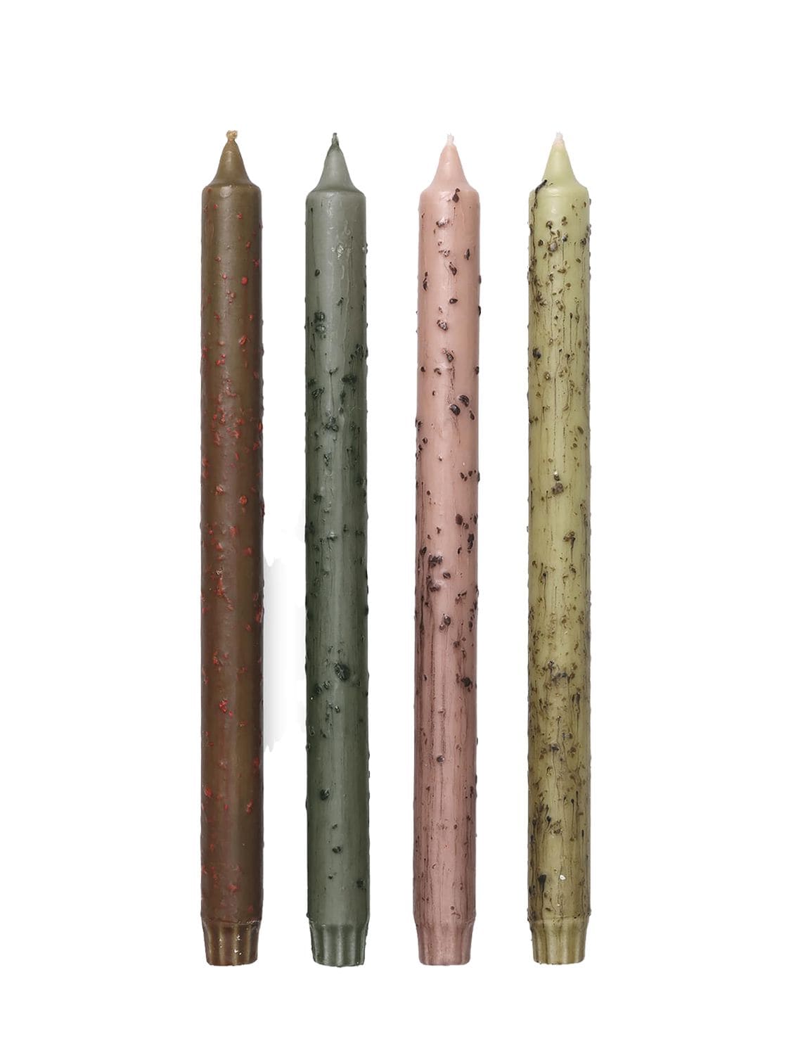 Ferm Living Mura Candles - Set Of 4 Candles In Multicolor