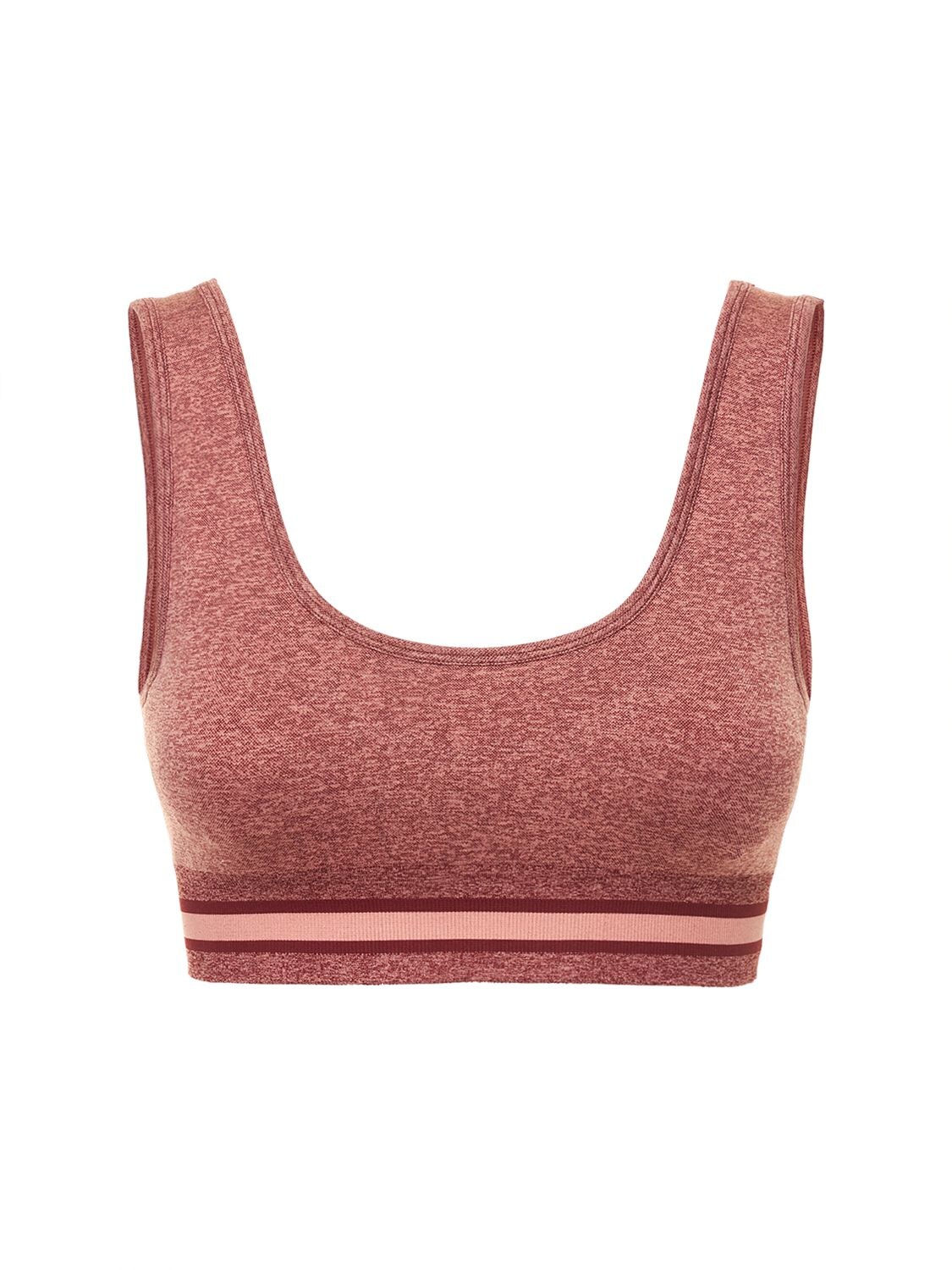 THE UPSIDE Seamless Knit Anna Bra in Red