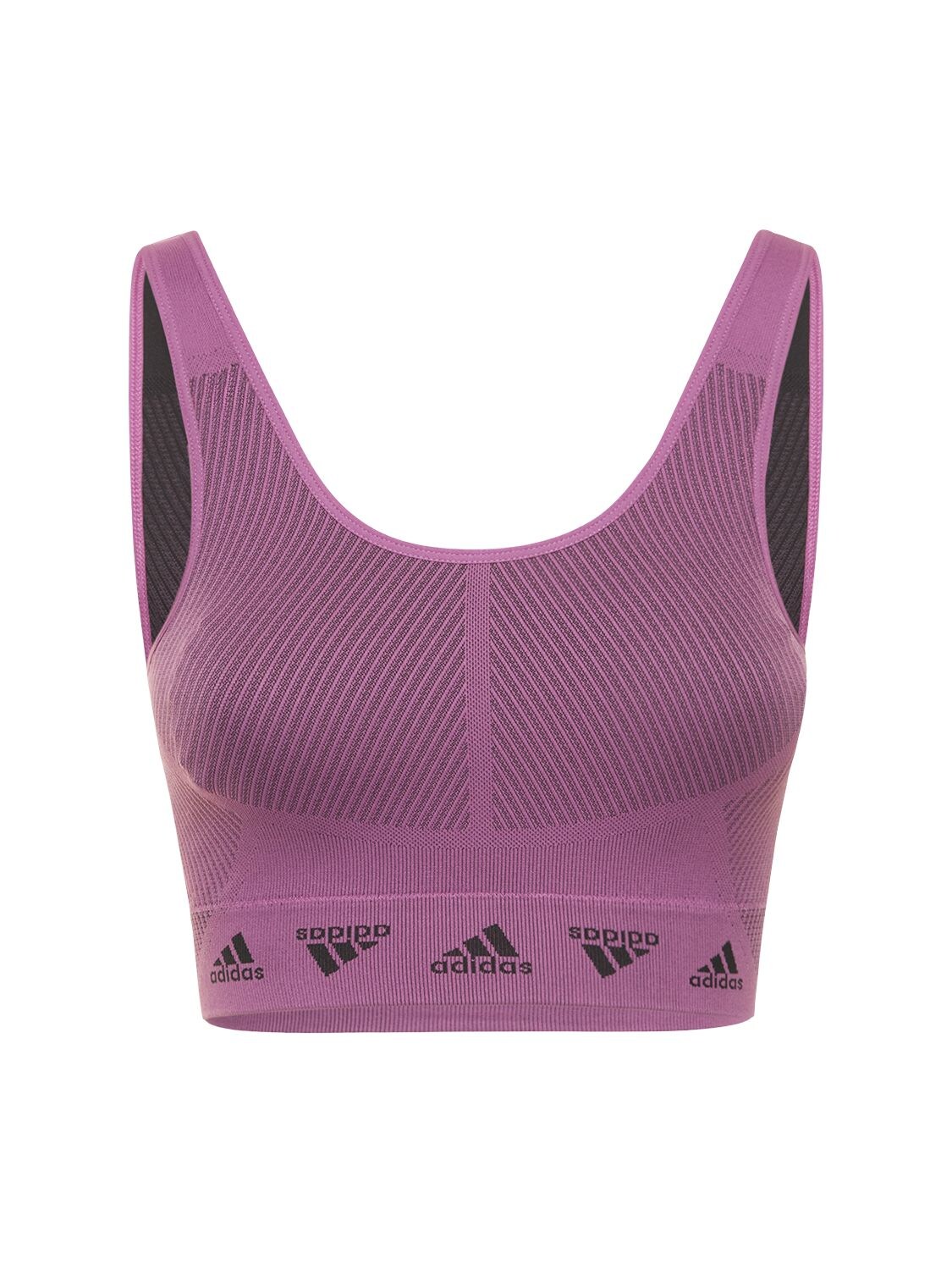 ADIDAS PERFORMANCE Aeroknit Stretch Tech Sports Bra